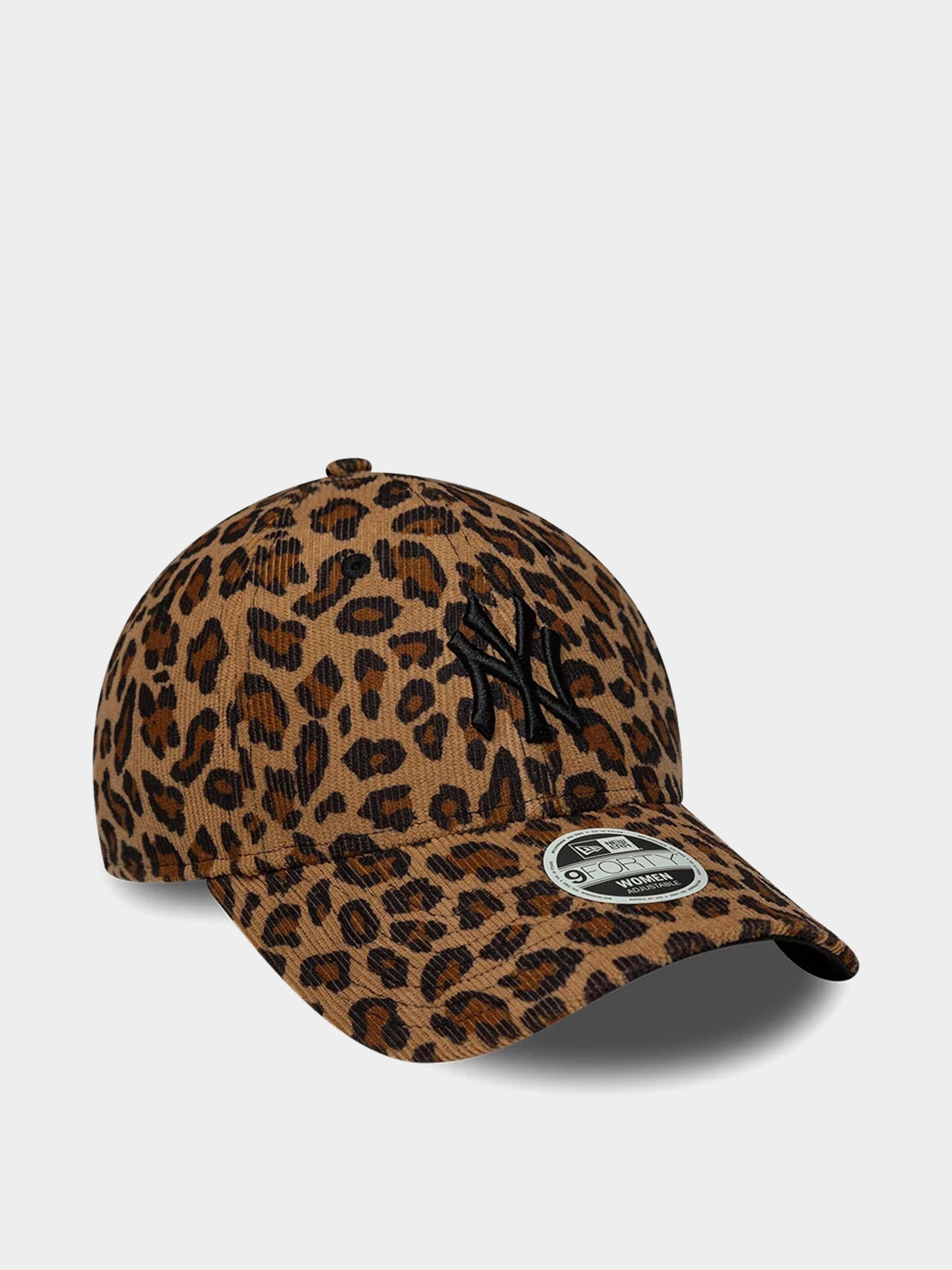 Кепка New Era Leopard Cord 9Forty New York Yankees Wmn (leo brown)