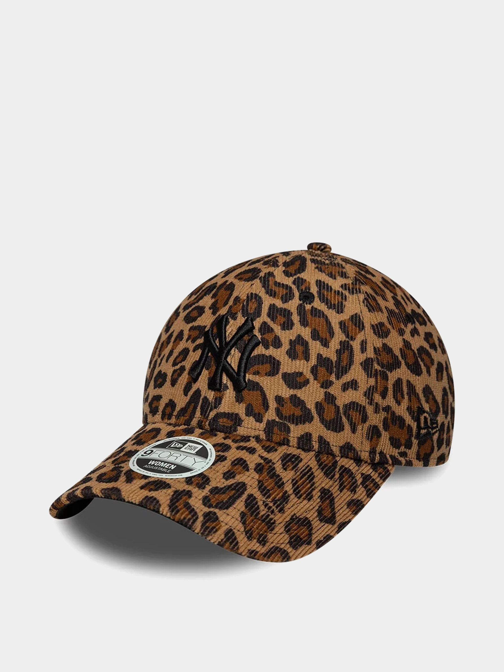 Кепка New Era Leopard Cord 9Forty New York Yankees Wmn (leo brown)