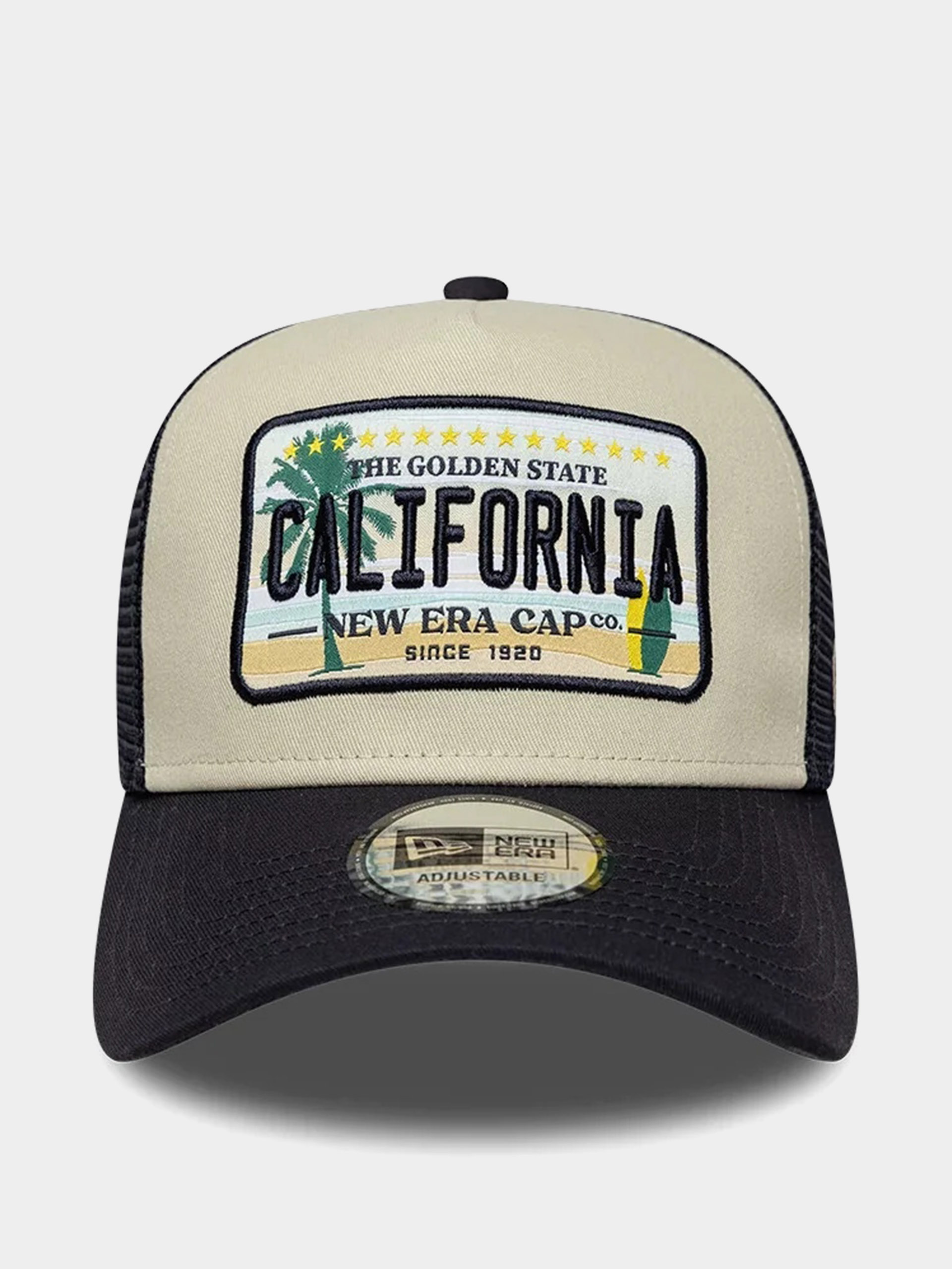 Кепка New Era Licence Plate Trucker (navy/stone)