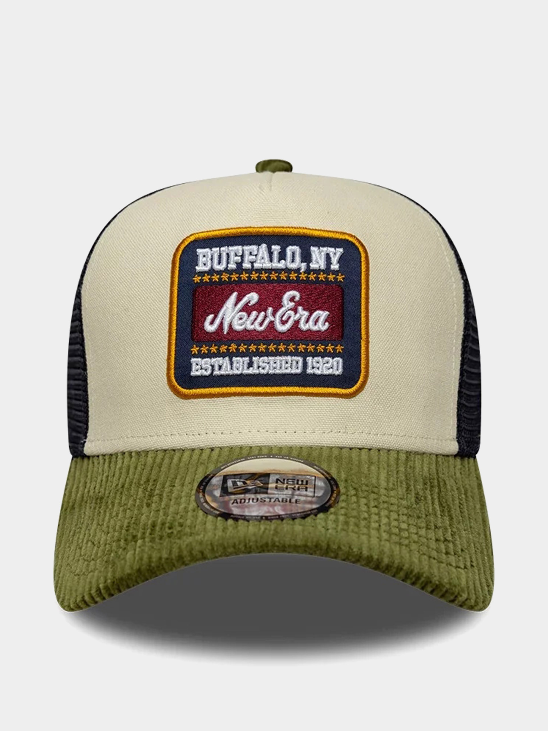 Кепка New Era Patch Cord Ef Trucker (green/cream)