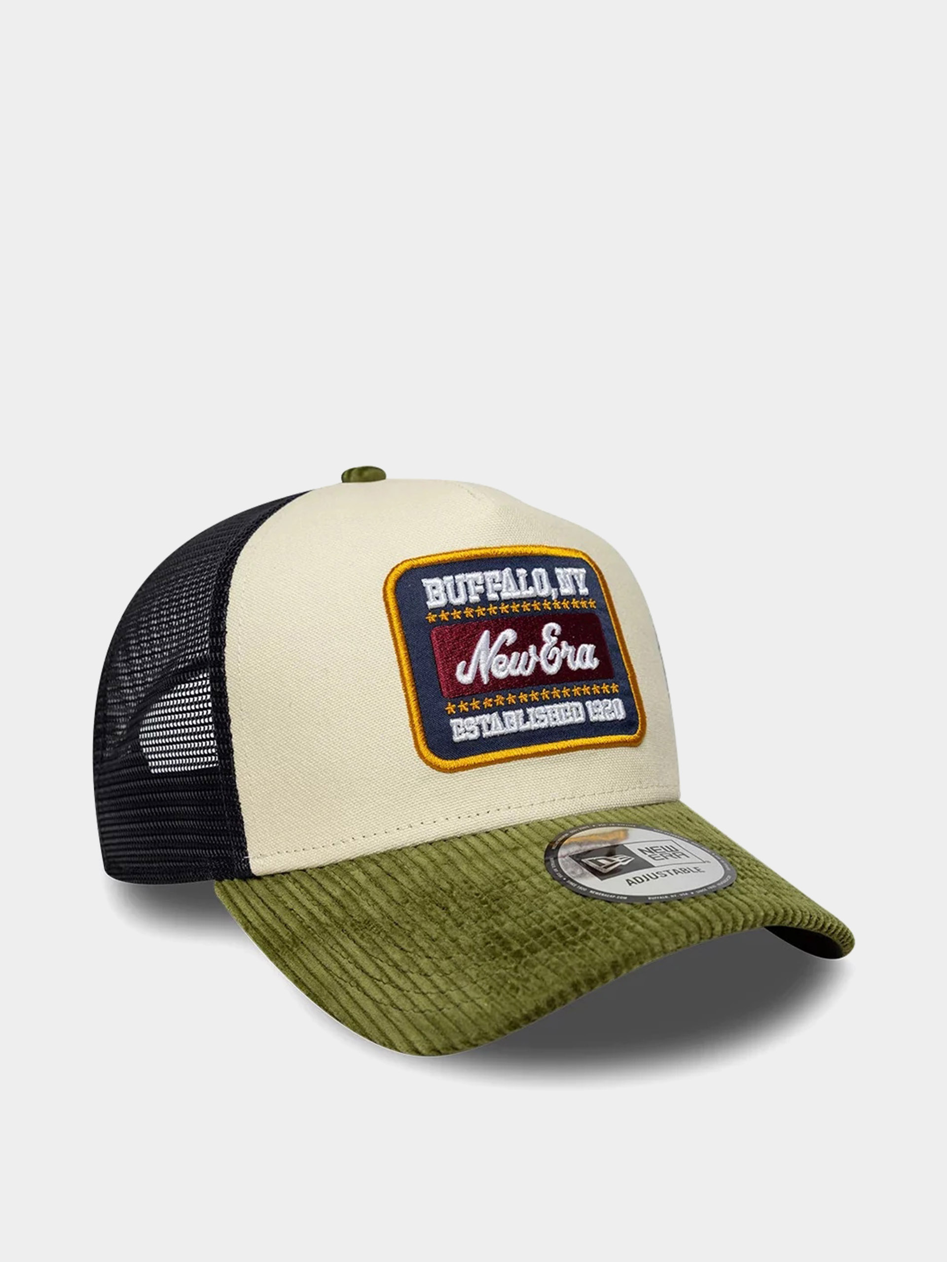 Кепка New Era Patch Cord Ef Trucker (green/cream)