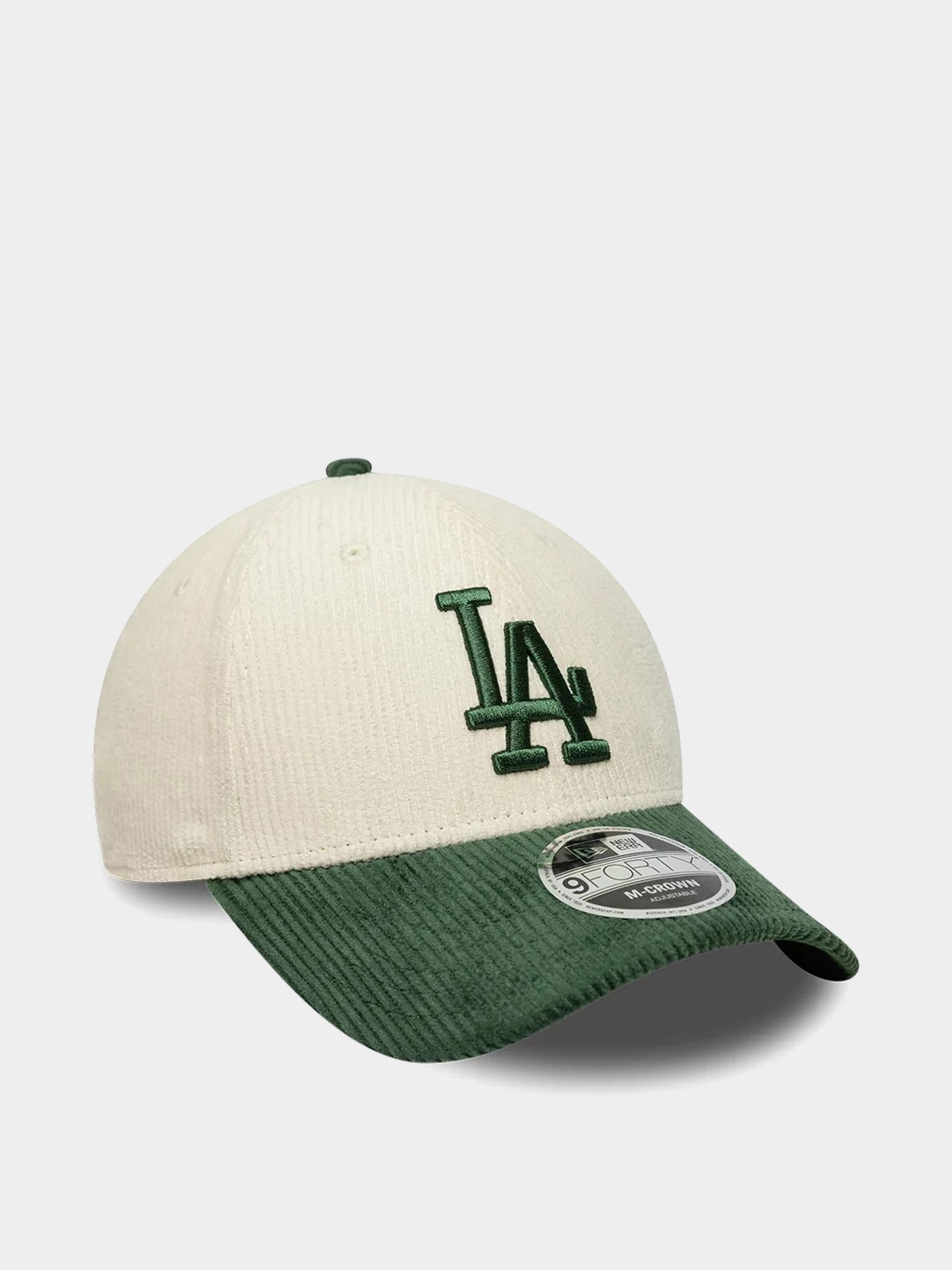 Кепка New Era Cord 9Forty Mc Los Angeles Dodgers (light cream/green)