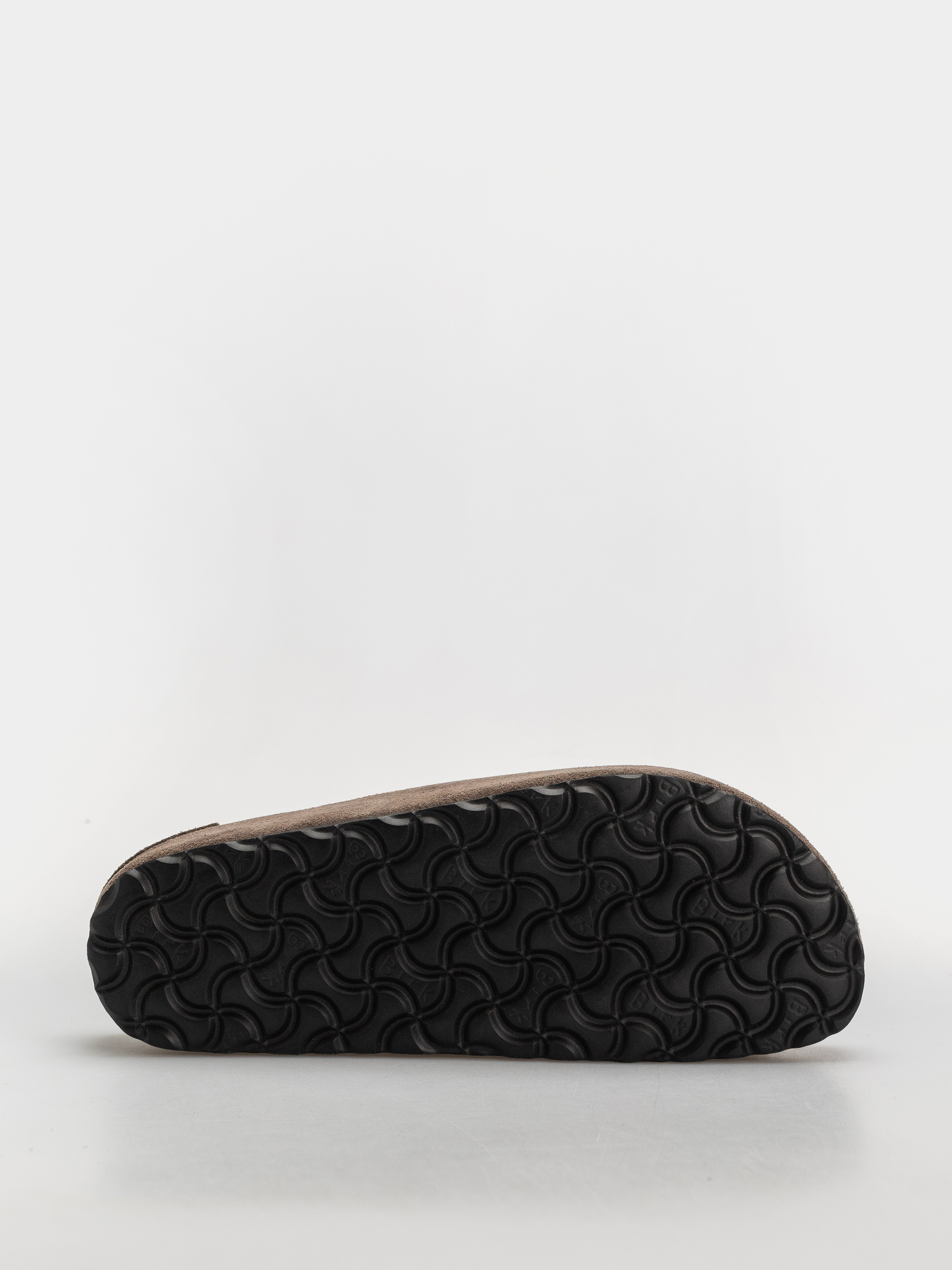 Шльопанці Birkenstock Naples Wrapped Suede Leather Narrow (concrete gray)