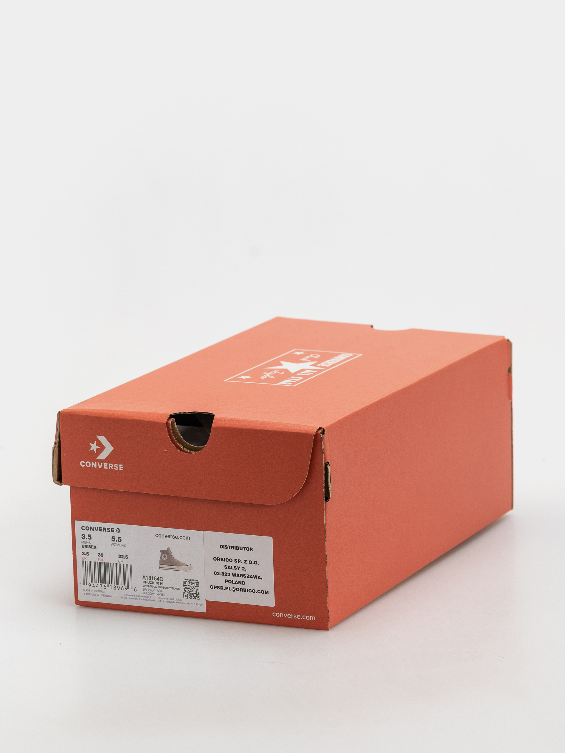 Кеди Converse Chuck 70 Hi (vintage cargo/egret/black)