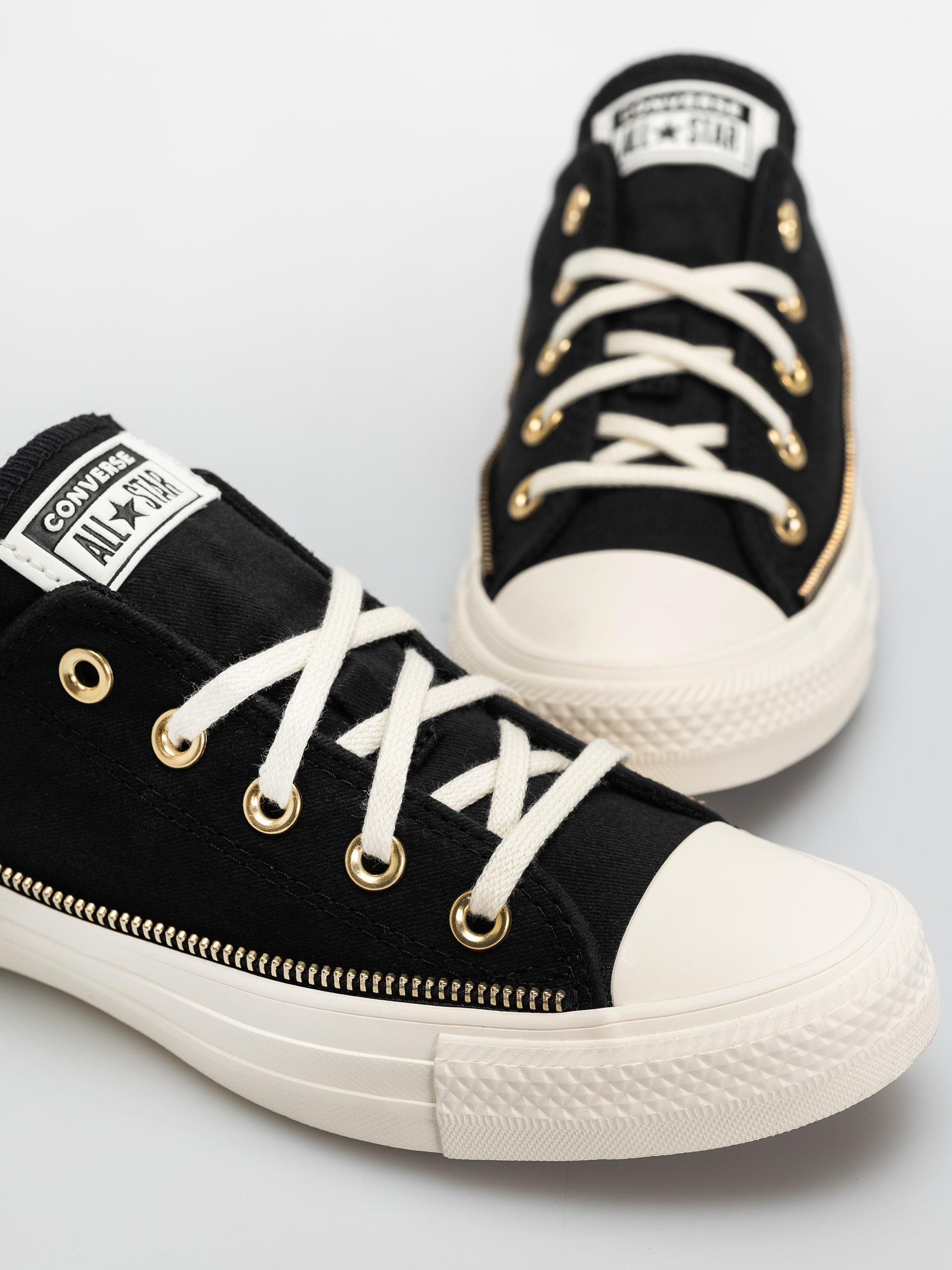 Кеди Converse Chuck Taylor All Star Ox Wmn (black/egret/gold)