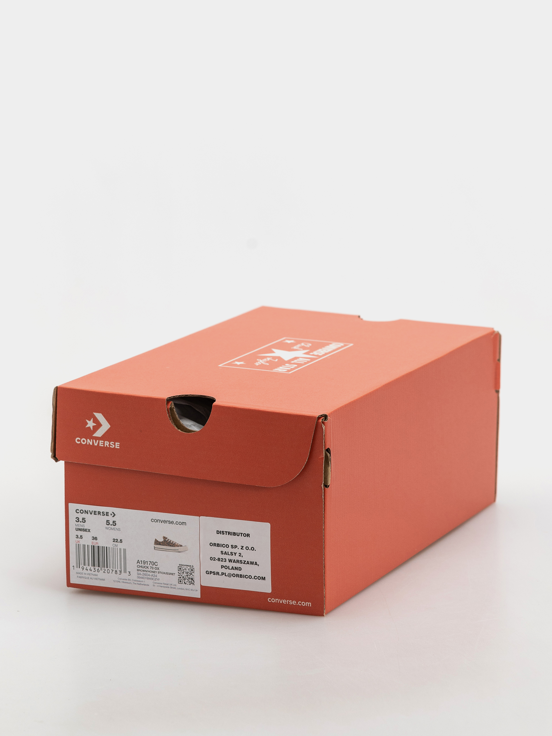 Кеди Converse Chuck 70 Ox Wmn (brown/honey stick/egret)