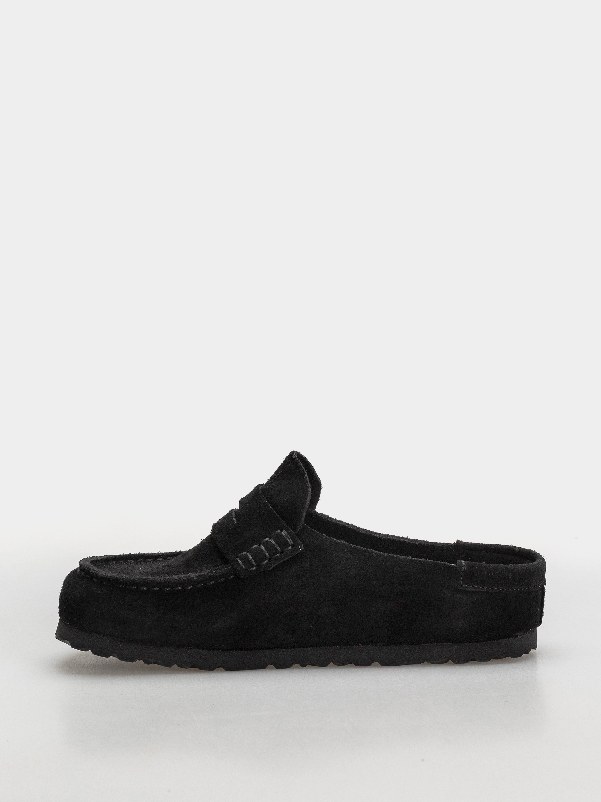 Шльопанці Birkenstock Naples Wrapped Suede Leather Narrow (black)