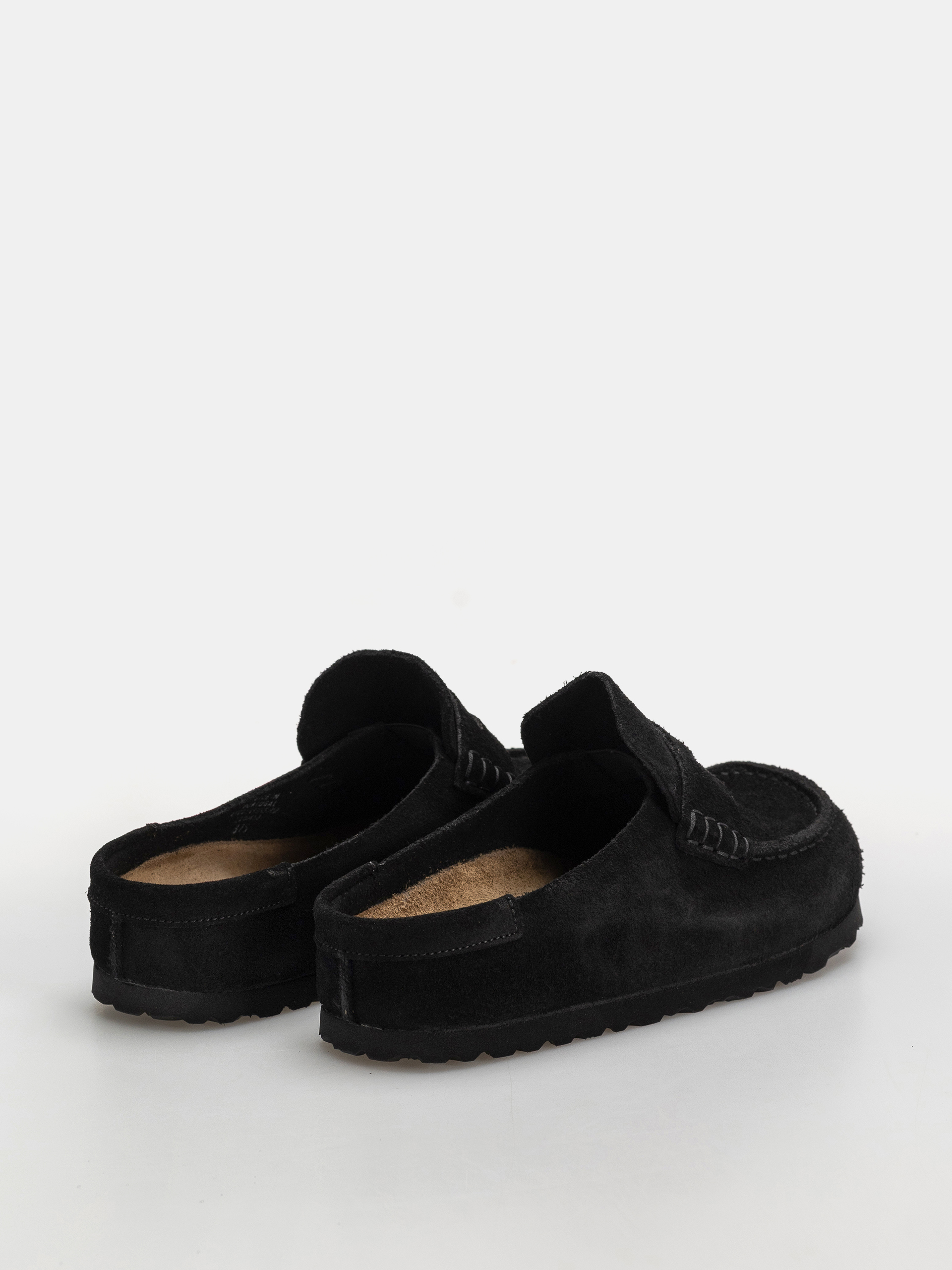 Шльопанці Birkenstock Naples Wrapped Suede Leather Narrow (black)