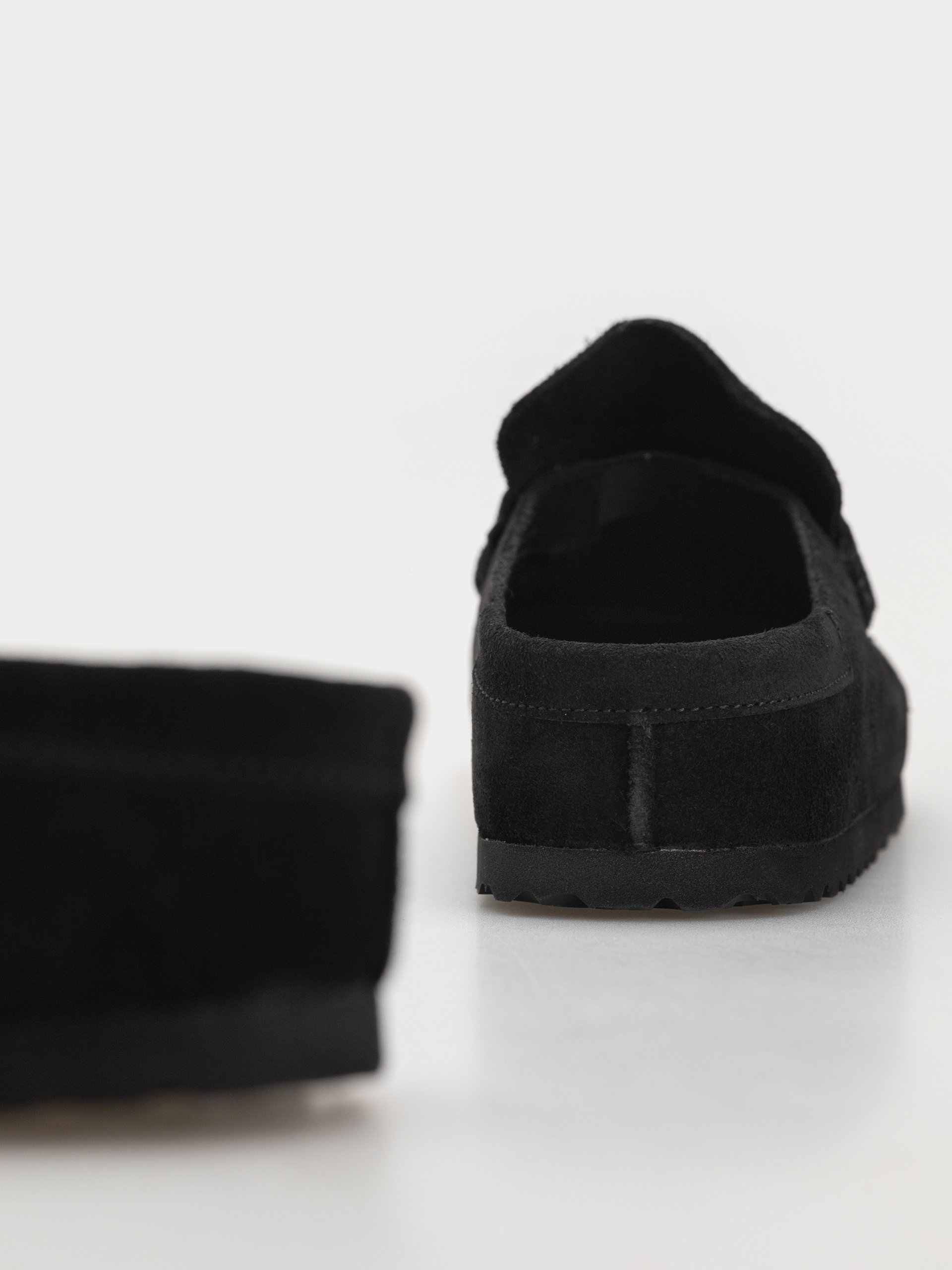 Шльопанці Birkenstock Naples Wrapped Suede Leather Narrow (black)