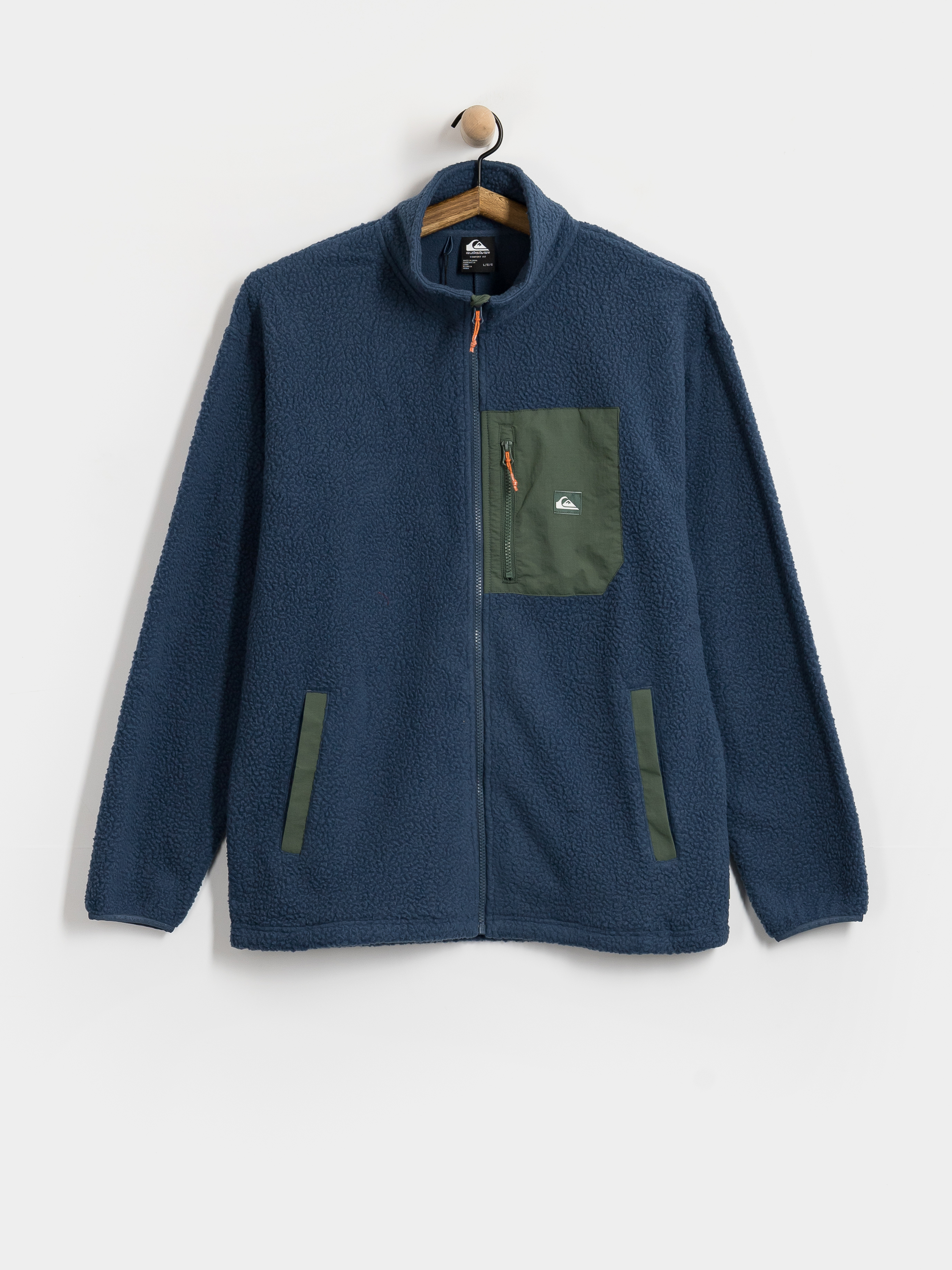 Флісовий светр Quiksilver Clean Coast Fz (dark denim)