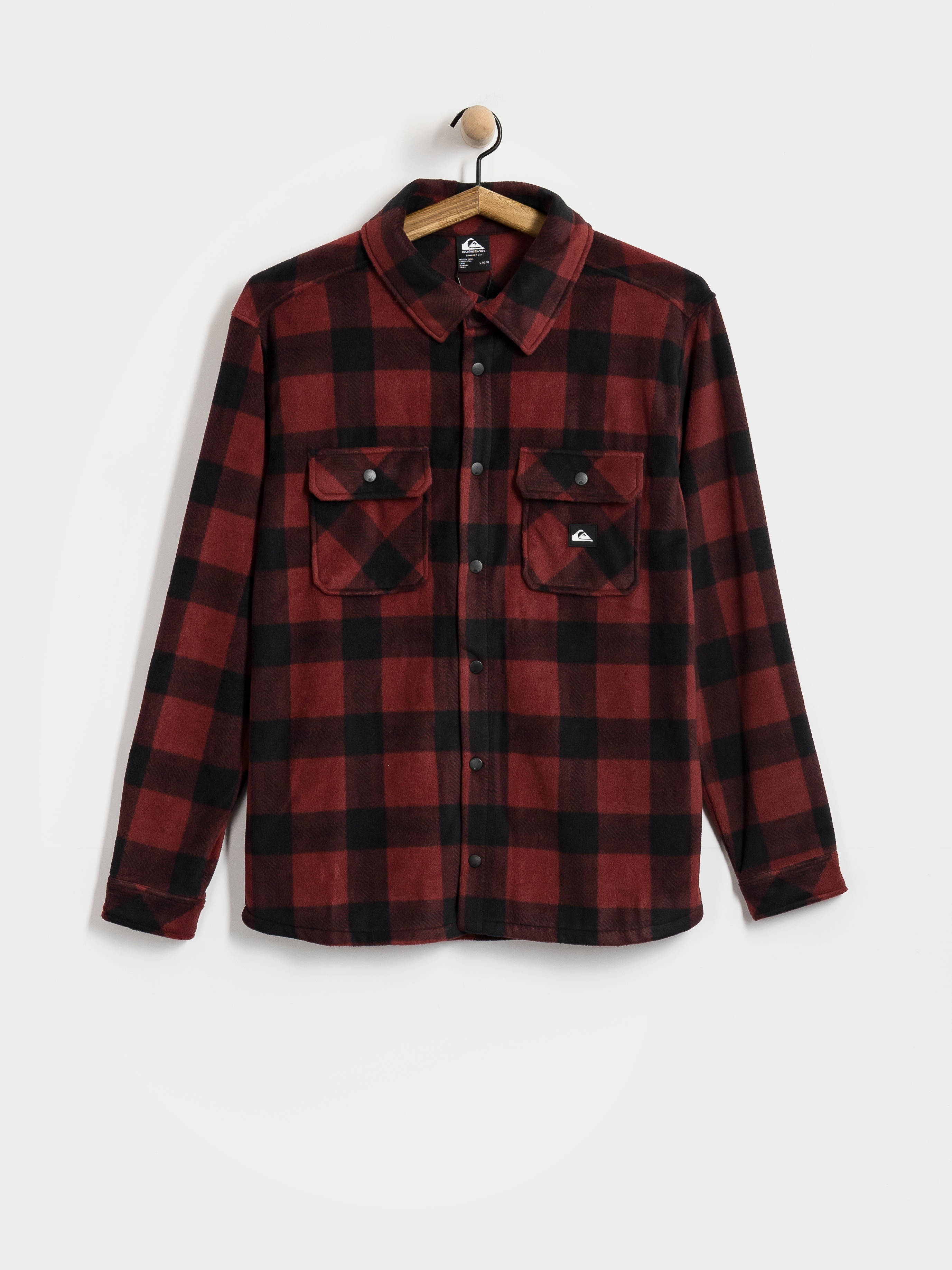 u0424u043bu0456u0441u043eu0432u0438u0439 u0441u0432u0435u0442u0440 Quiksilver Venture Fleece Shirt (venture polar oxblood)