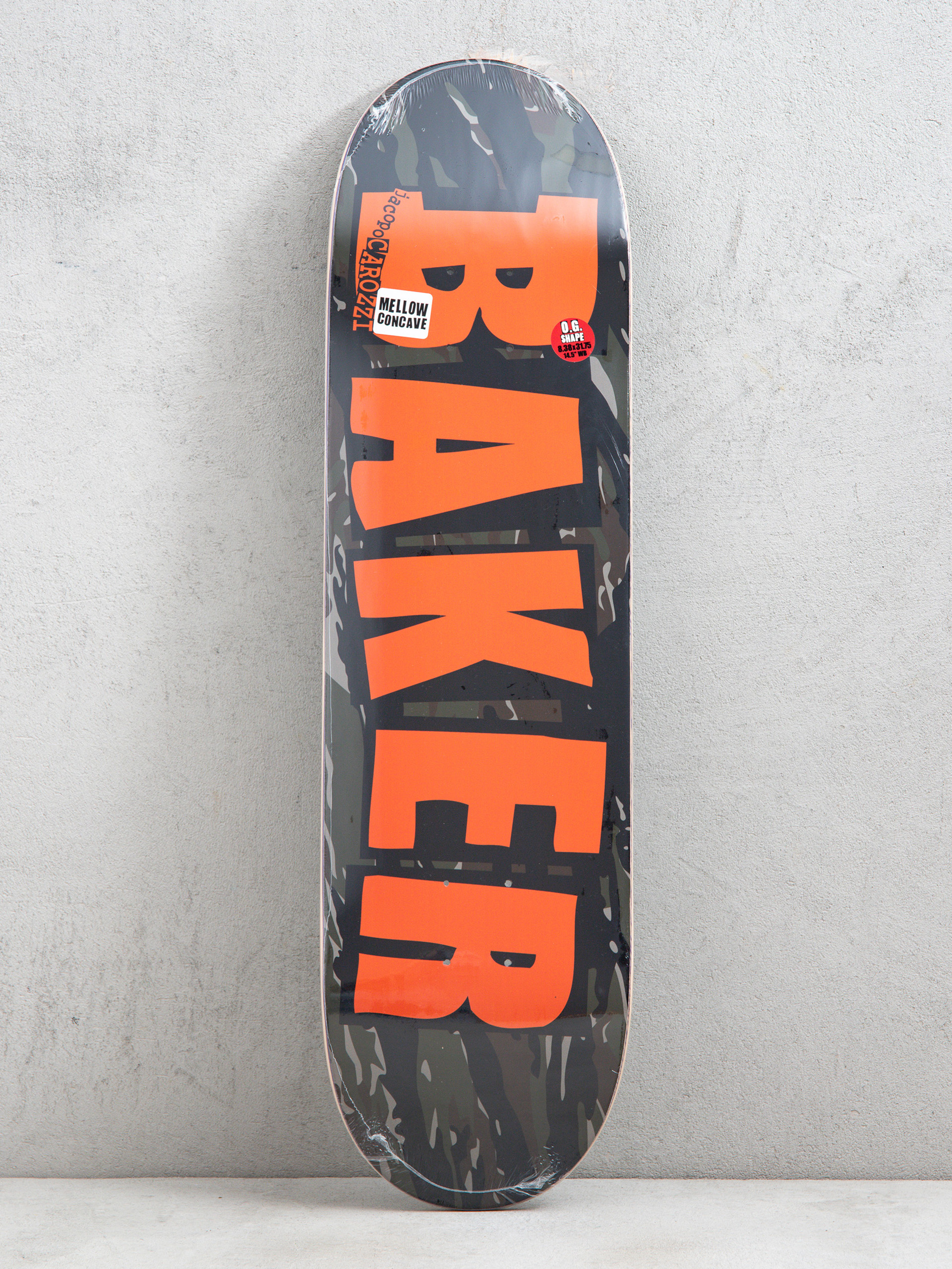 Декa Baker Jacopo Carozzi Brand Logo Tiger Stripe 