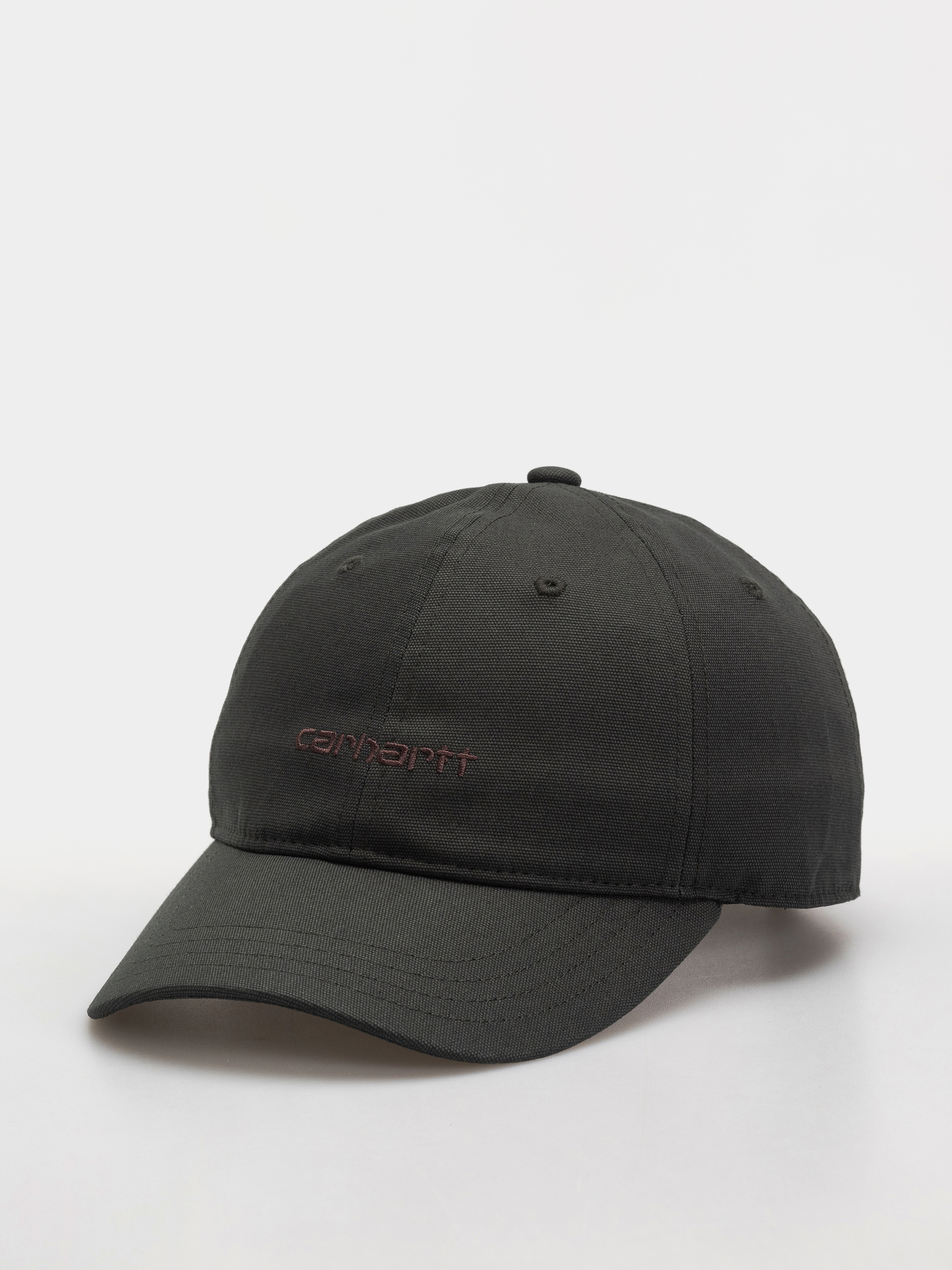 u041au0435u043fu043au0430 Carhartt WIP Canvas Script (dark scarab/palisander)