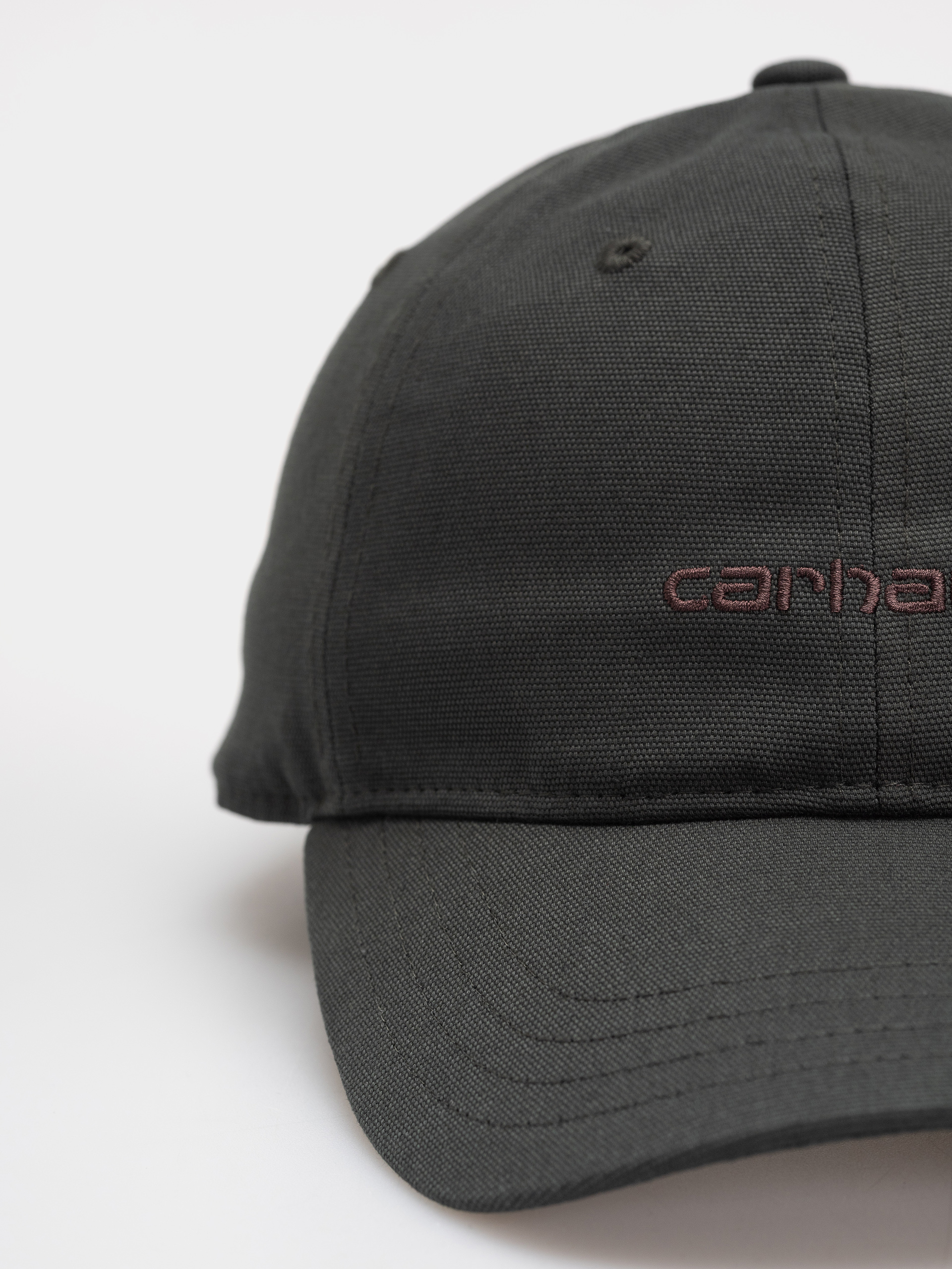 Кепка Carhartt WIP Canvas Script (dark scarab/palisander)
