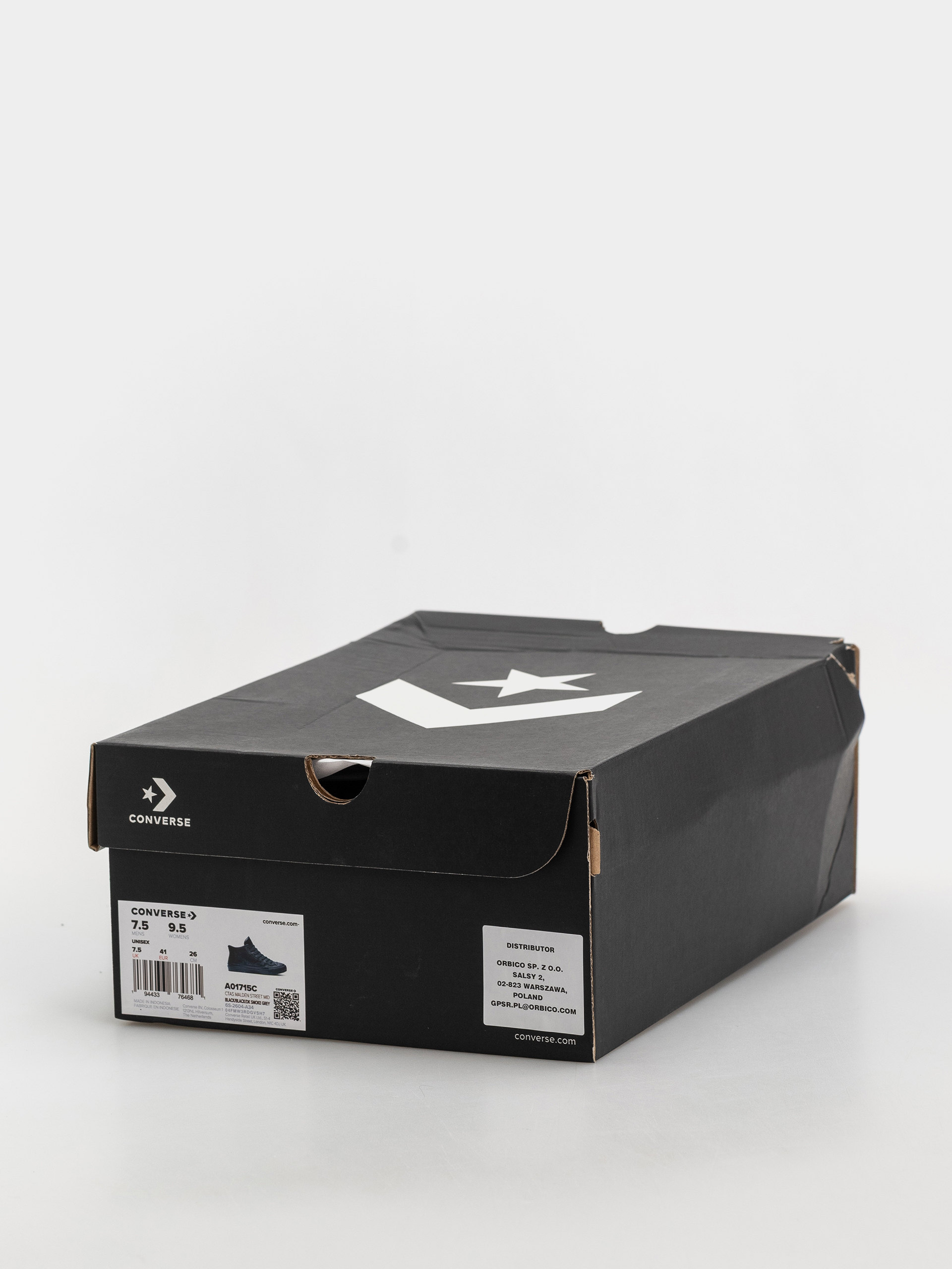 Взуття Converse Chuck Taylor All Star Malden Street Mid (black/black)