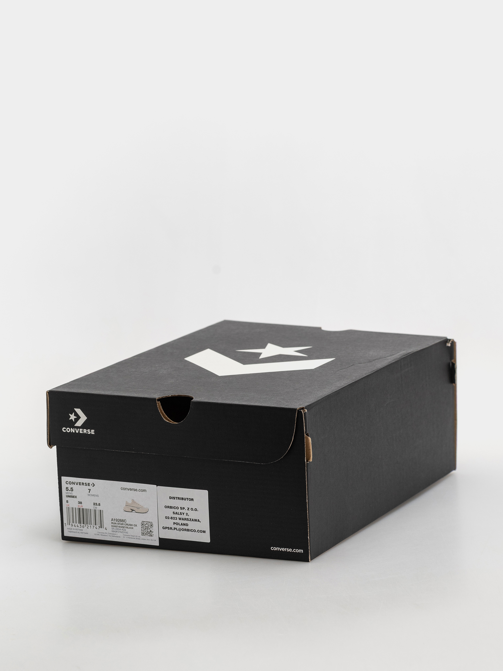 Взуття Converse Run Star Crush Ox Wmn (egret/egret/black)