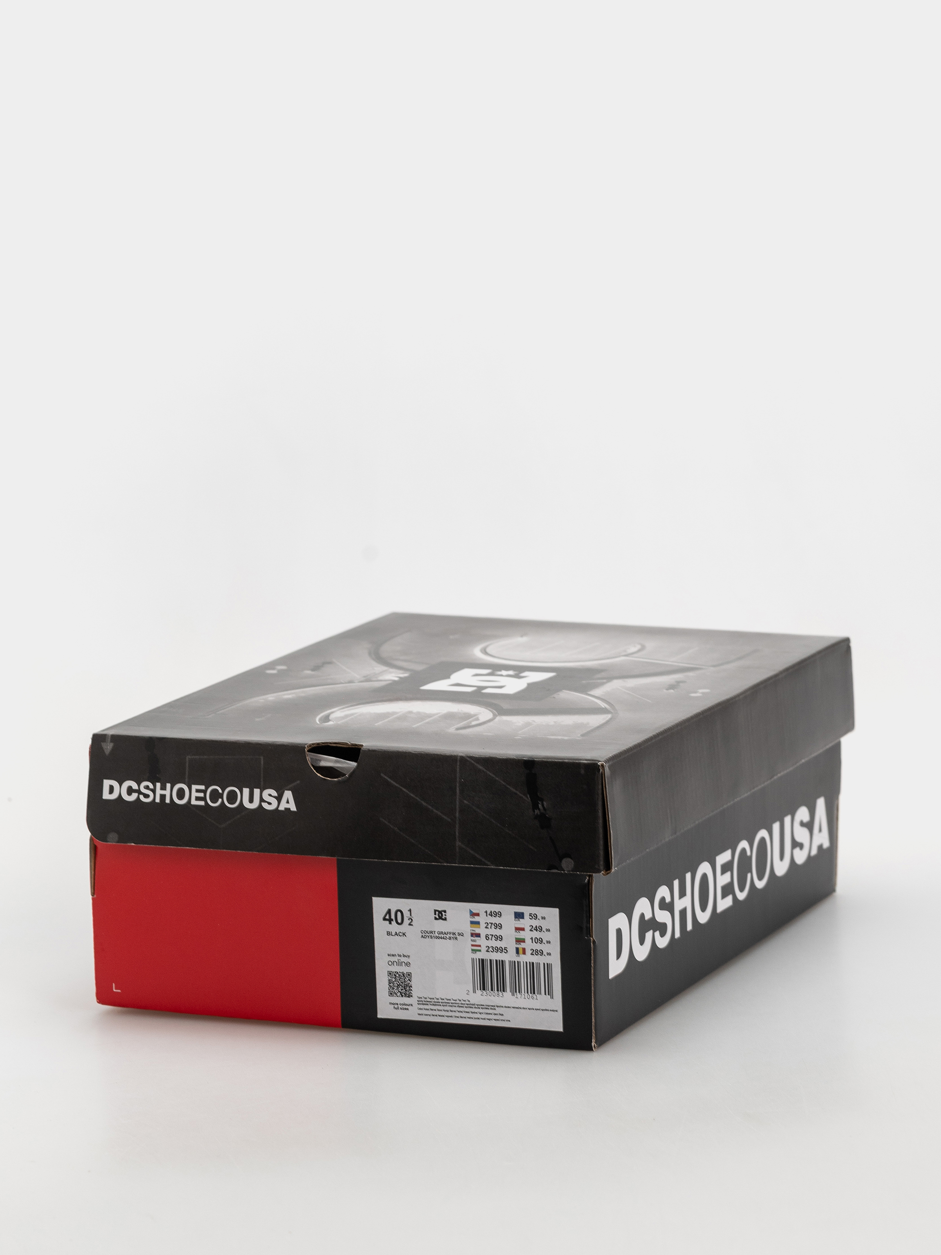 Взуття DC Court Graffik (black/grey/red)