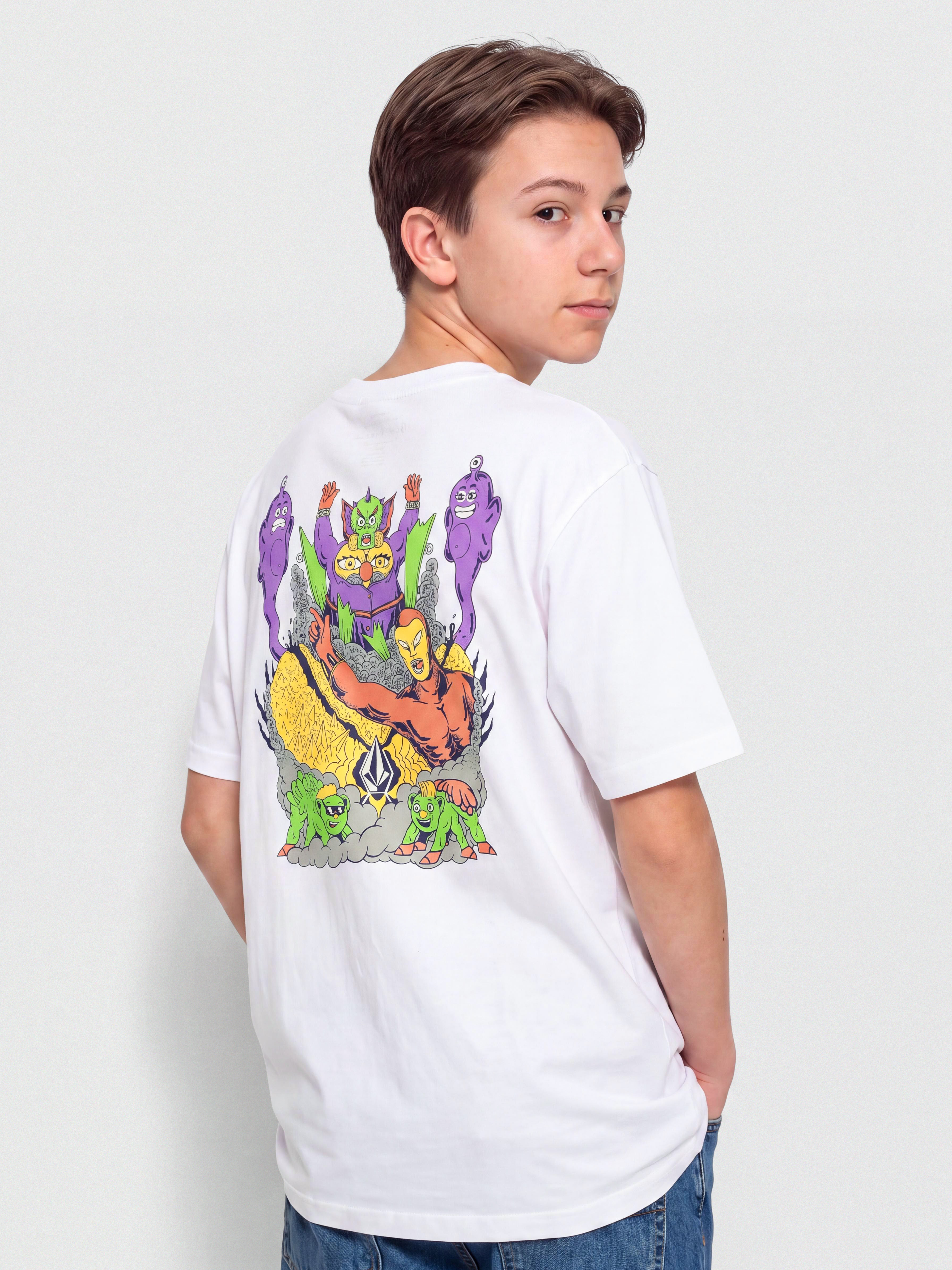 Футболка Volcom Fa Ben Sanaire 2 JR (white)