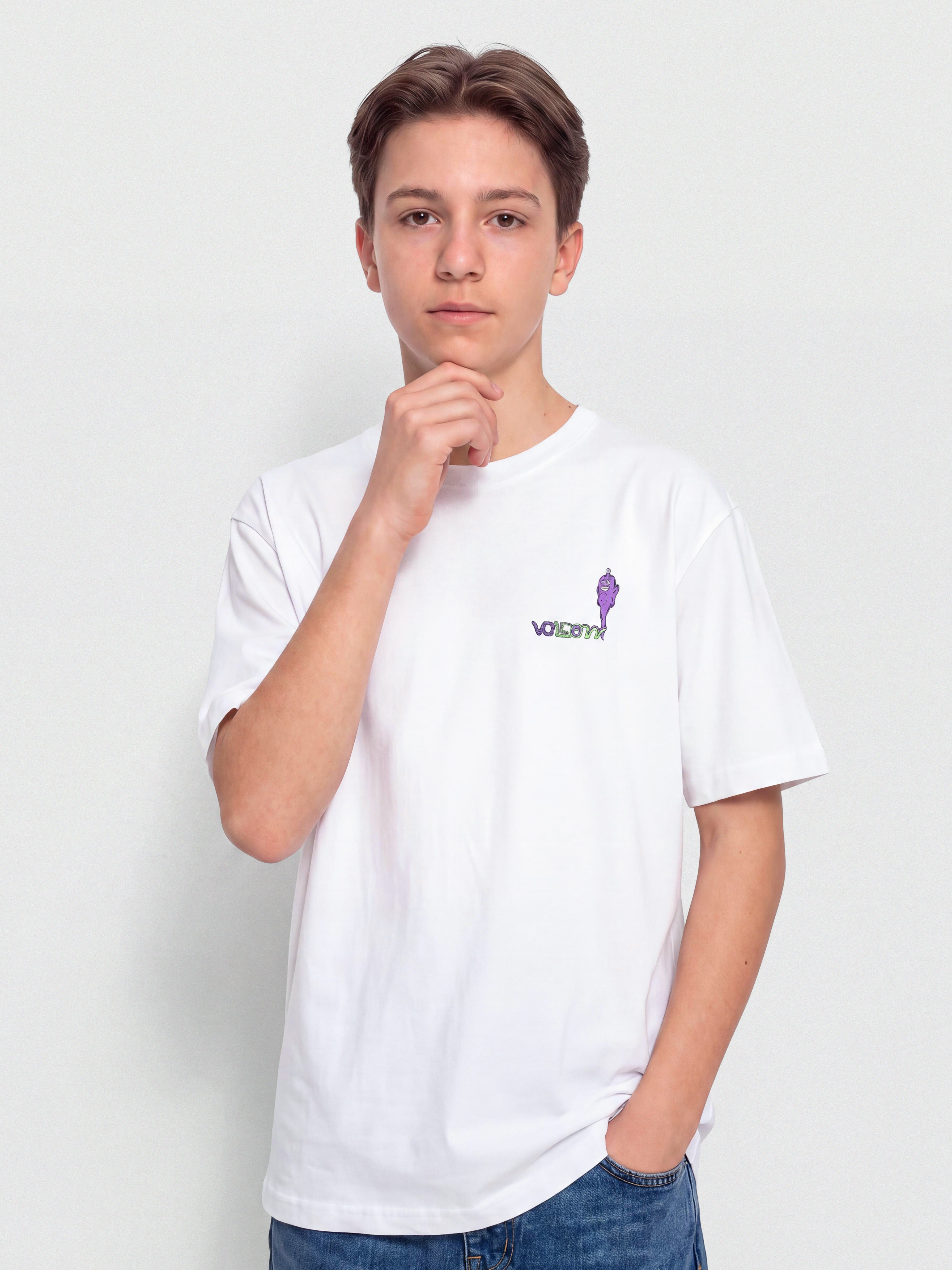 Футболка Volcom Fa Ben Sanaire 2 JR (white)