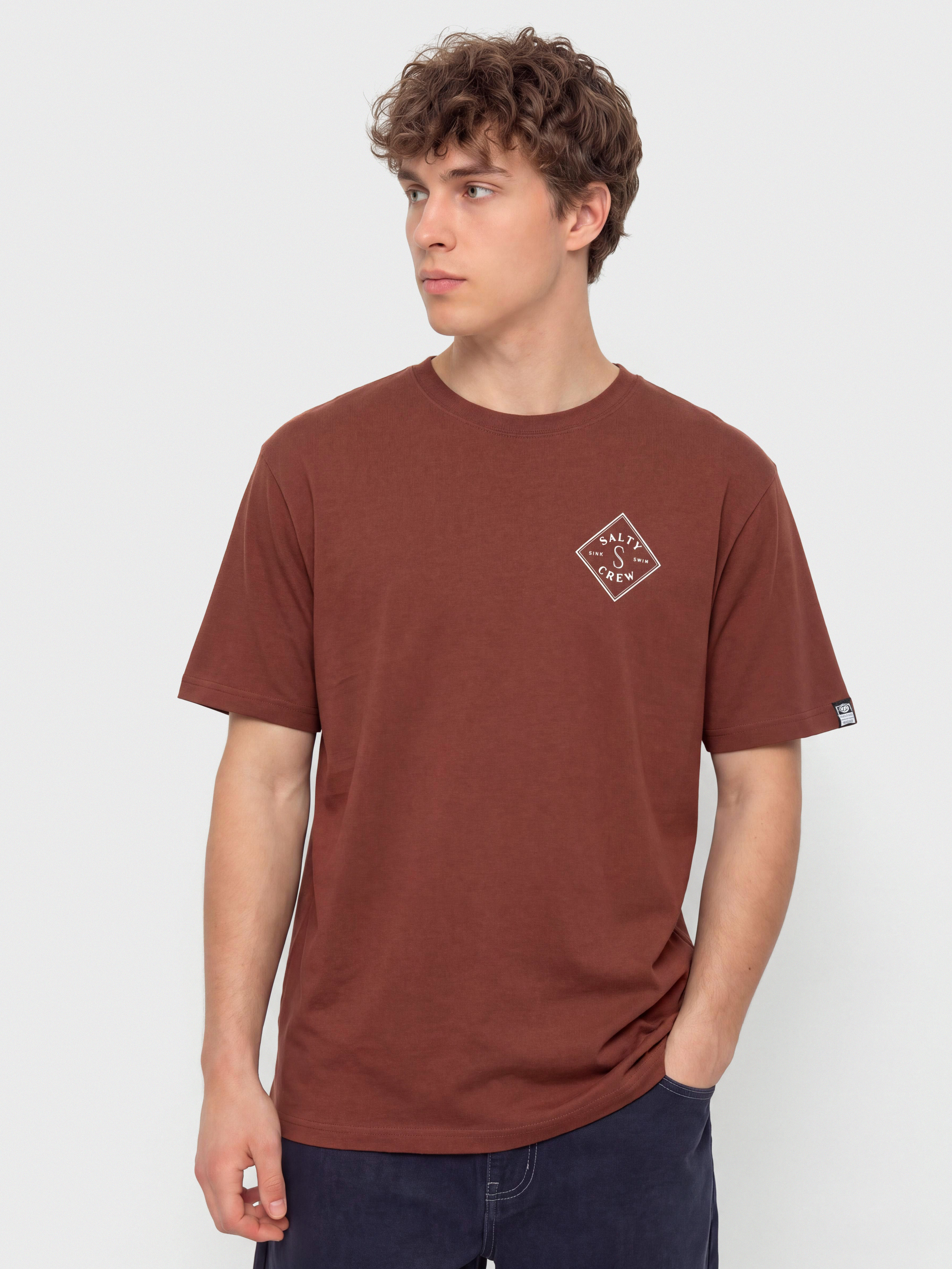 Футболка Salty Crew Tippet (burgundy)