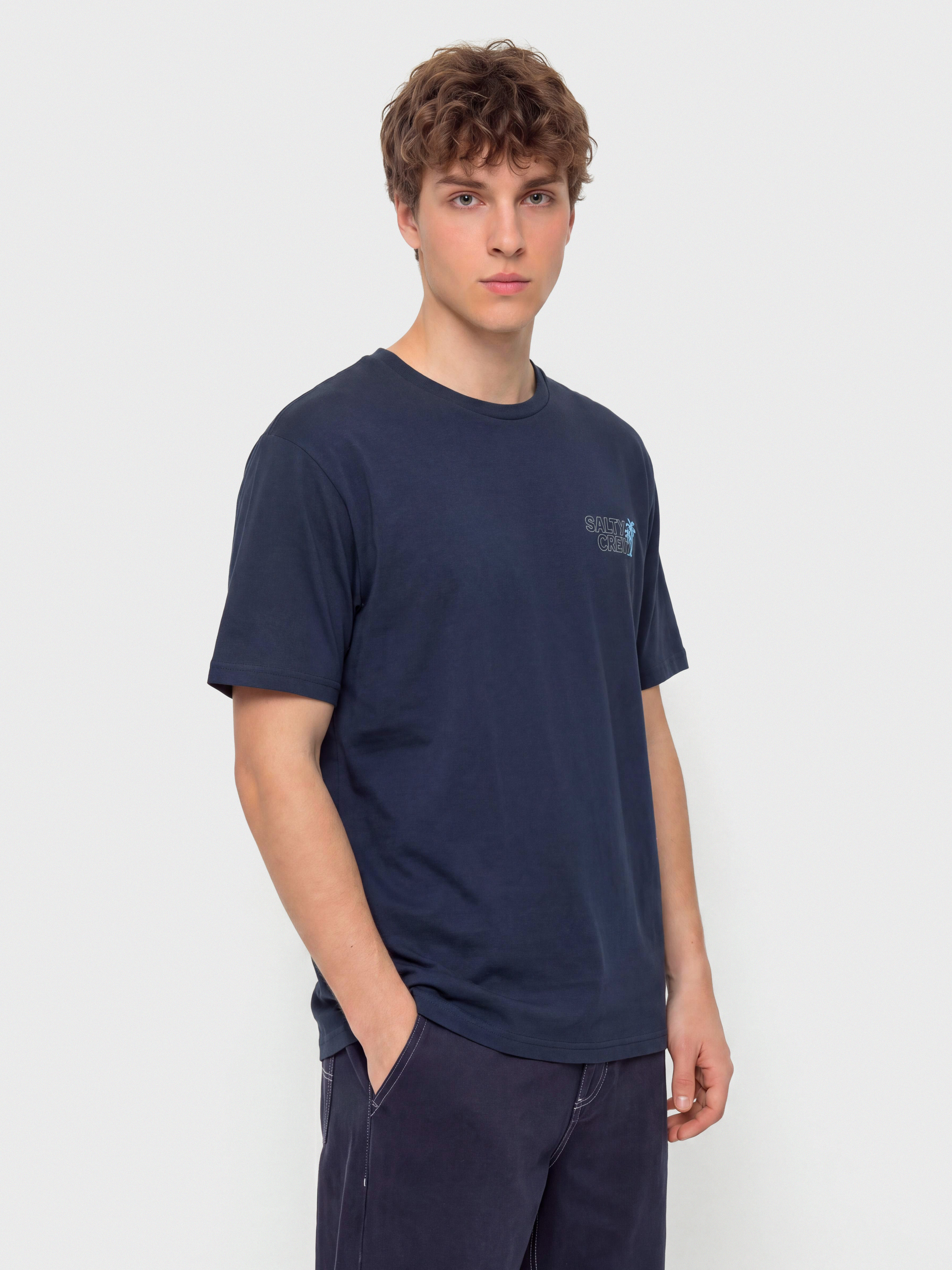 Футболка Salty Crew A Frame Crossover (navy)