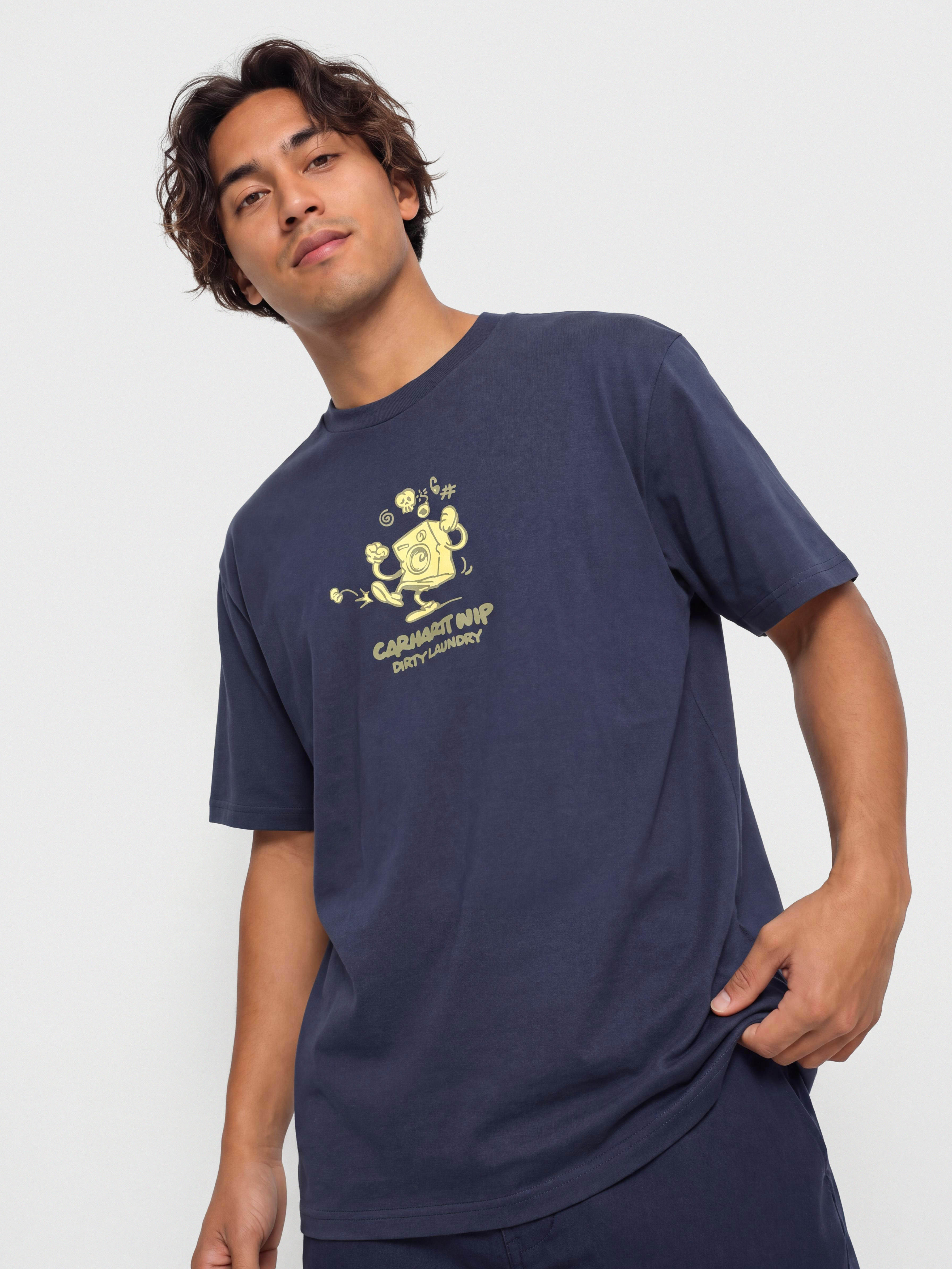 Футболка Carhartt WIP Dirty Laundry (blue)