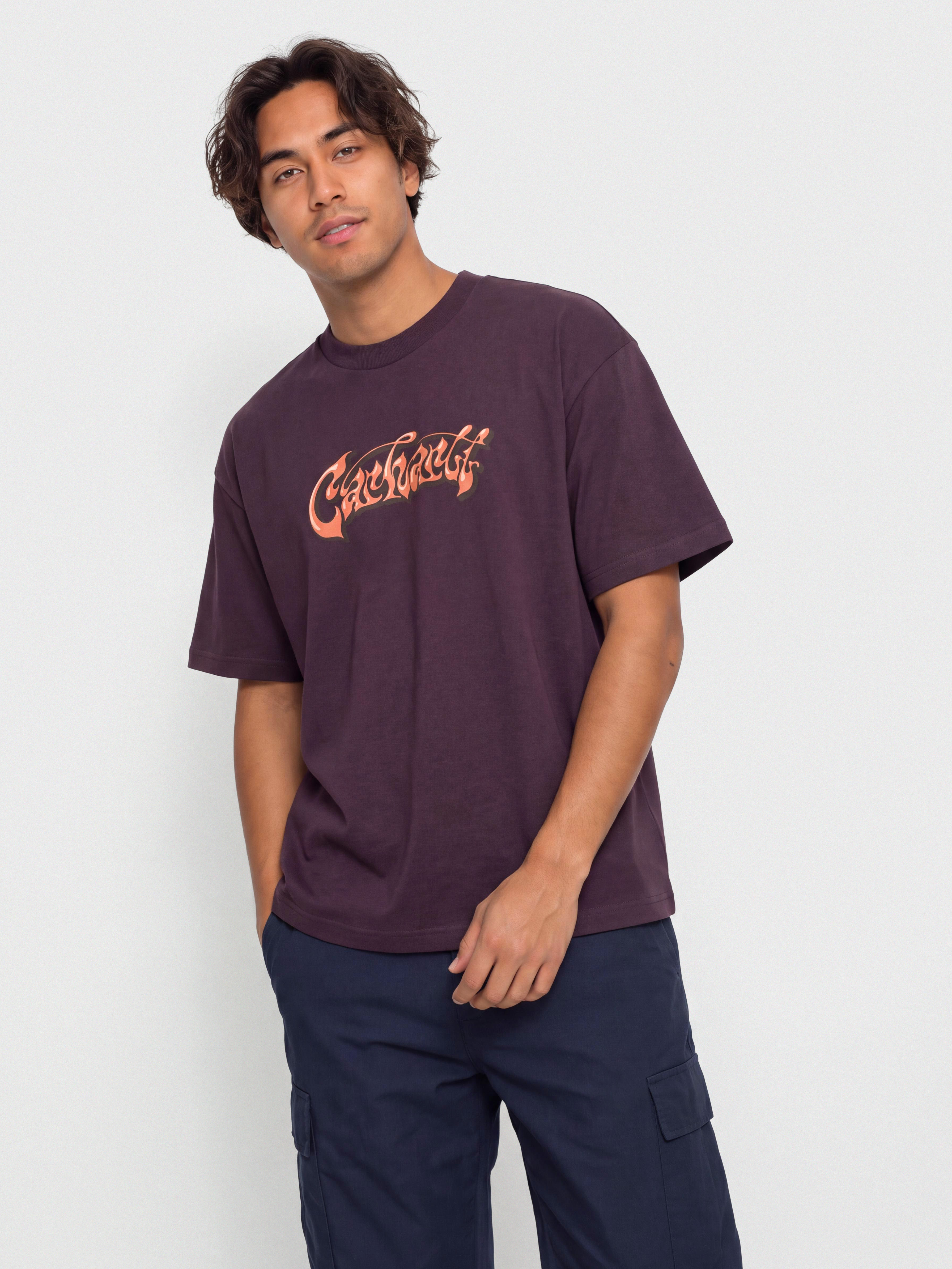 Футболка Carhartt WIP Booger (cozy purple)