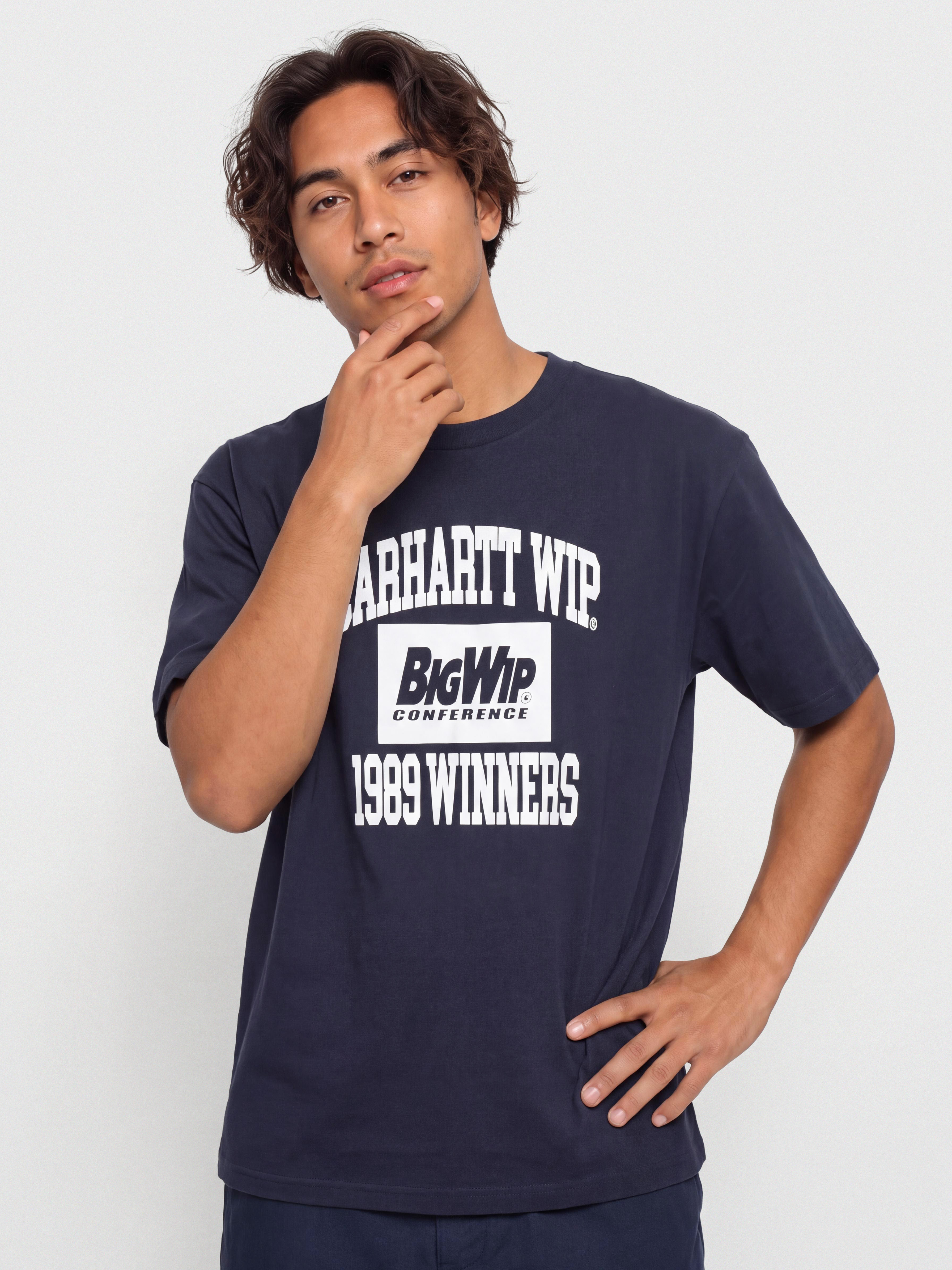 Футболка Carhartt WIP 1989 Winners (dark navy/heavy stone wash)