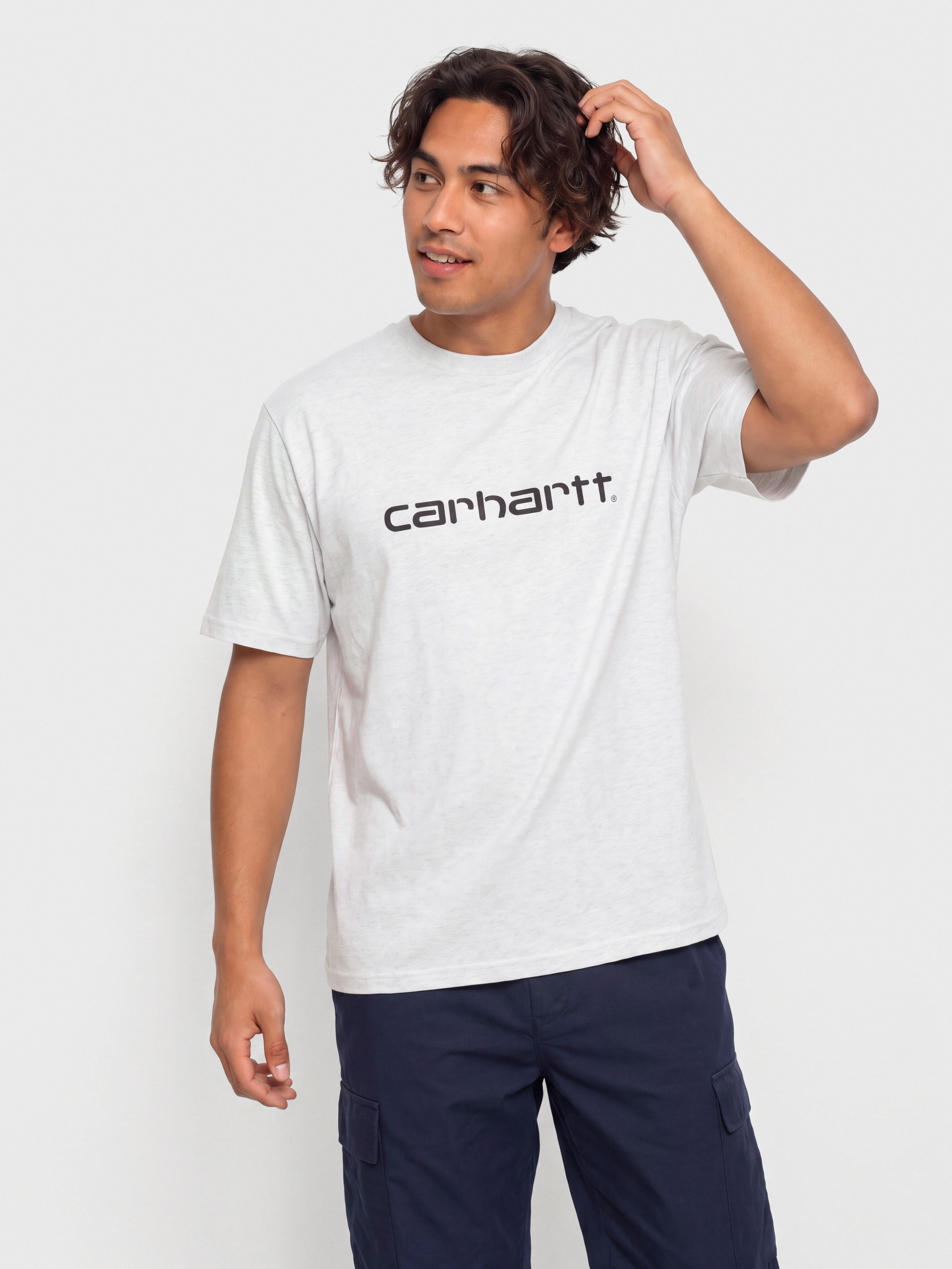 Футболка Carhartt WIP Script (ash heather/graphite)
