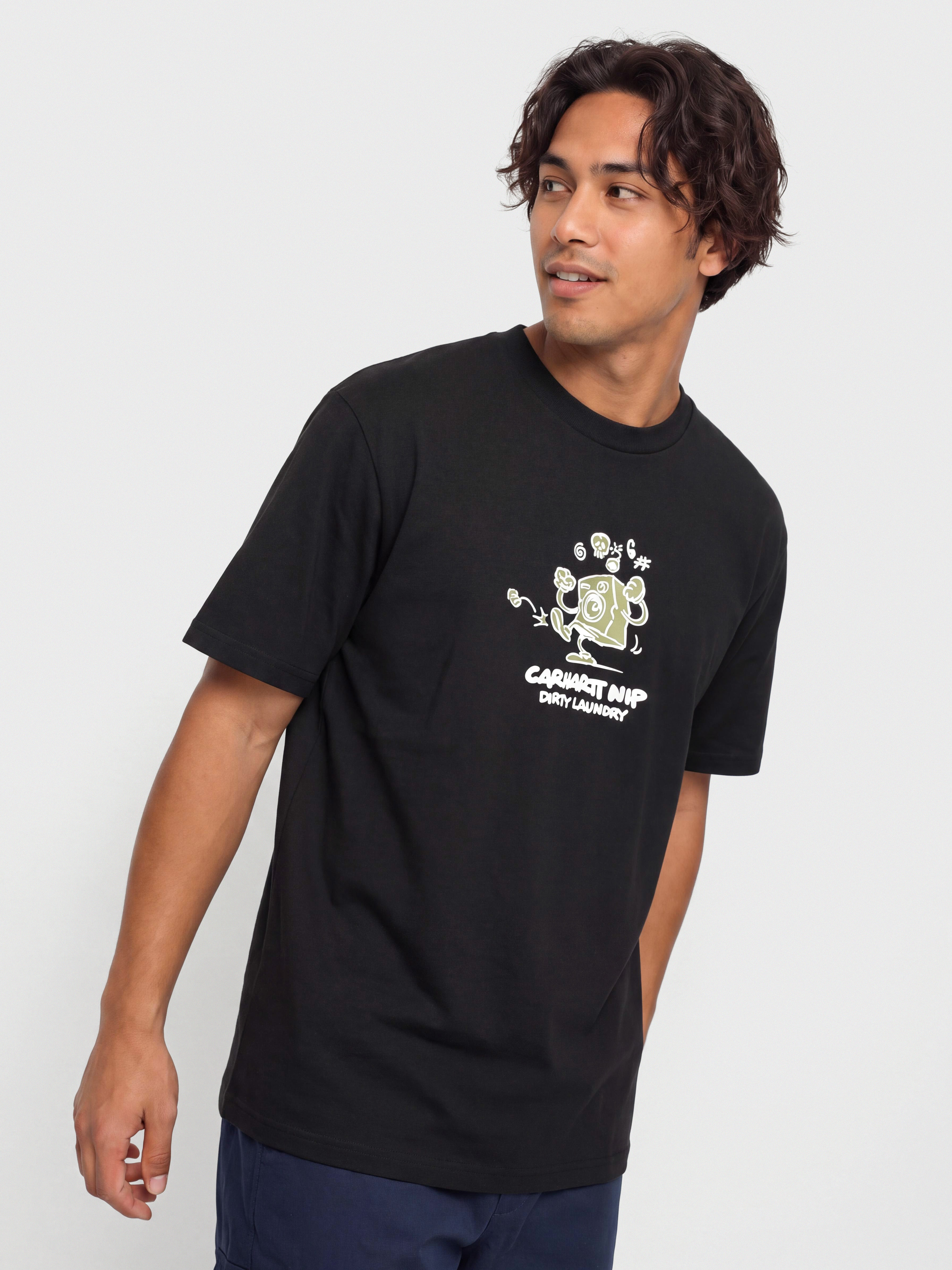 Футболка Carhartt WIP Dirty Laundry (black)