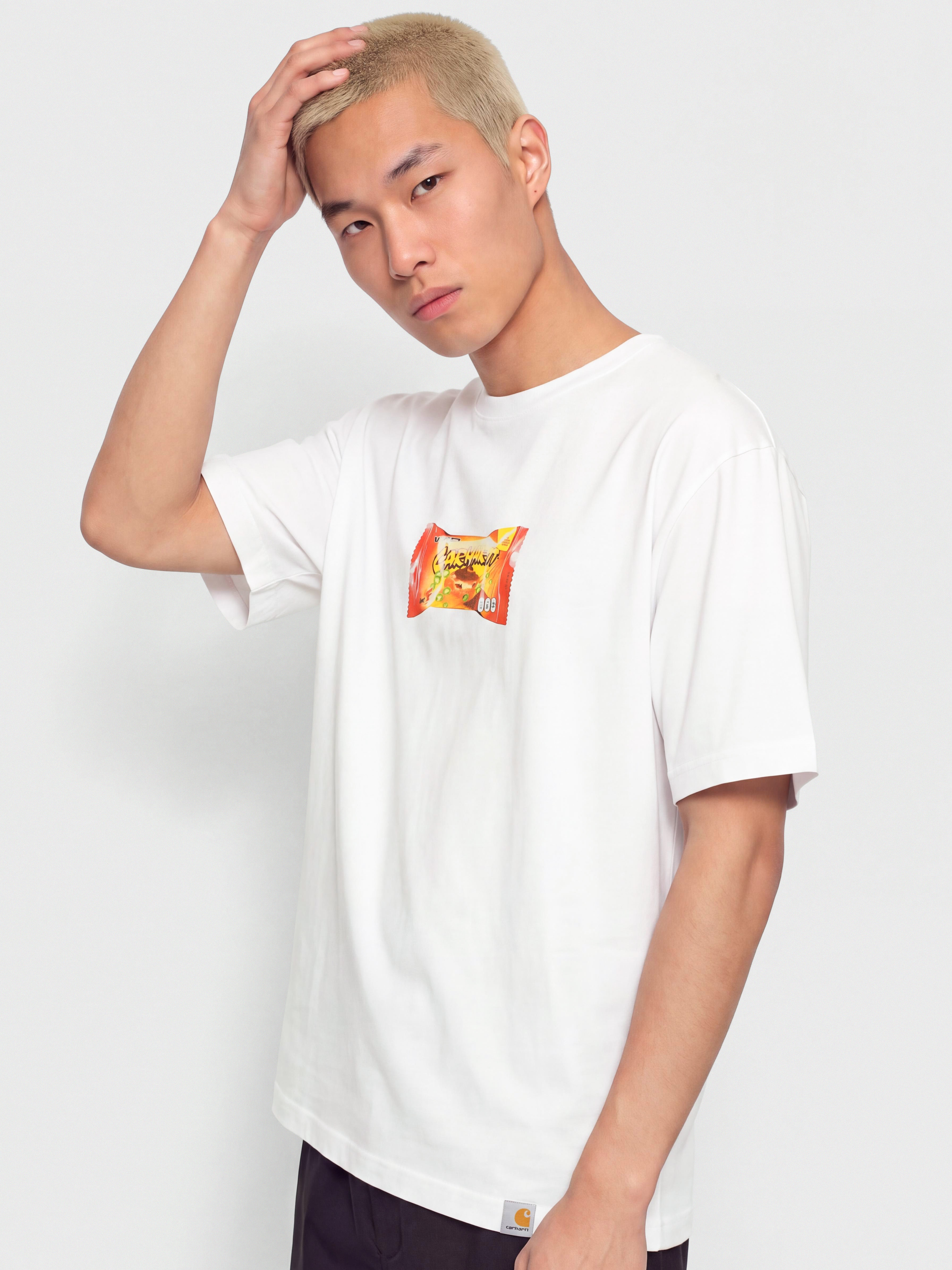 Футболка Carhartt WIP Road Side Snack (white)