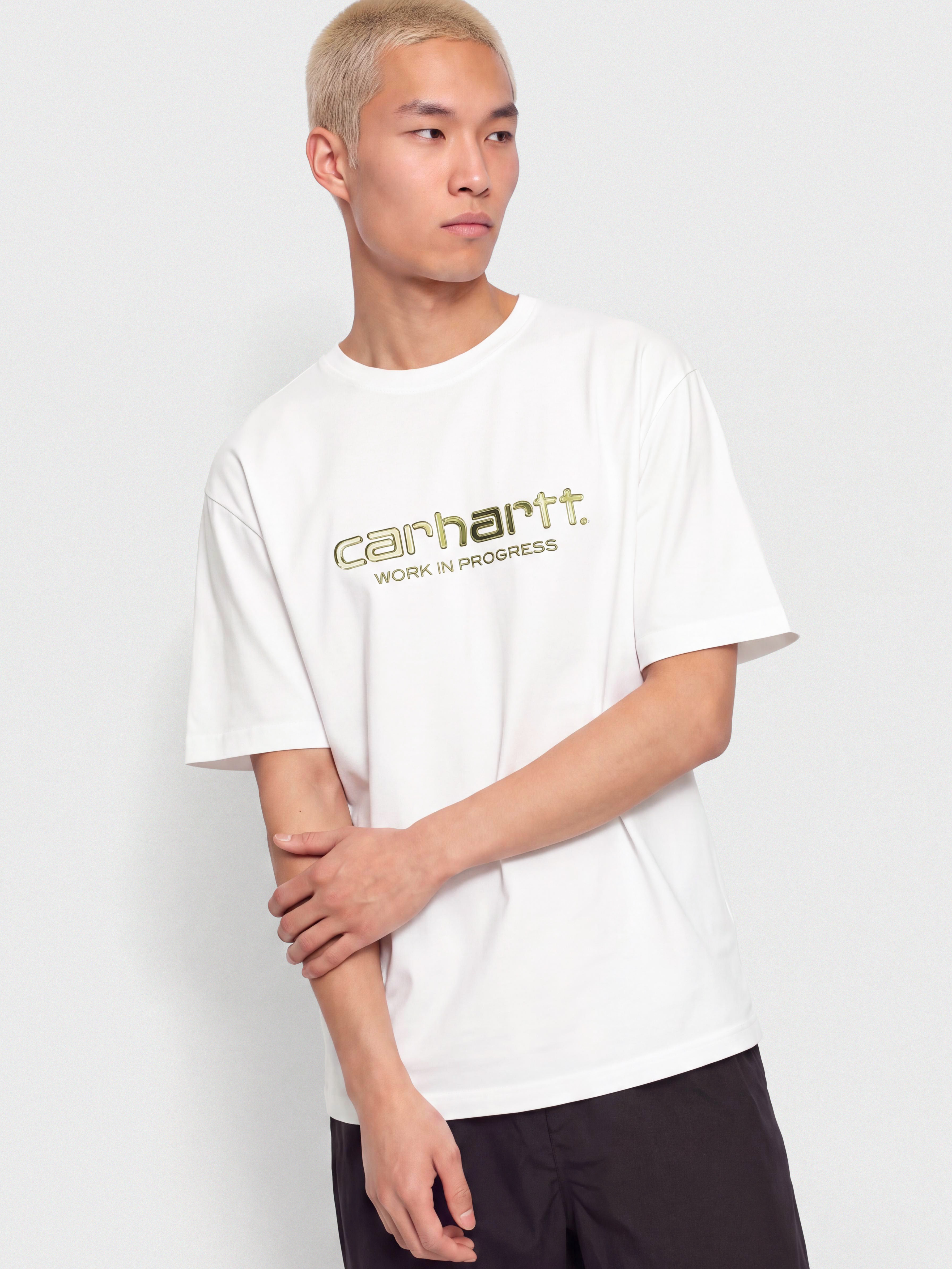 Футболка Carhartt WIP Solar Chrome Script (white)