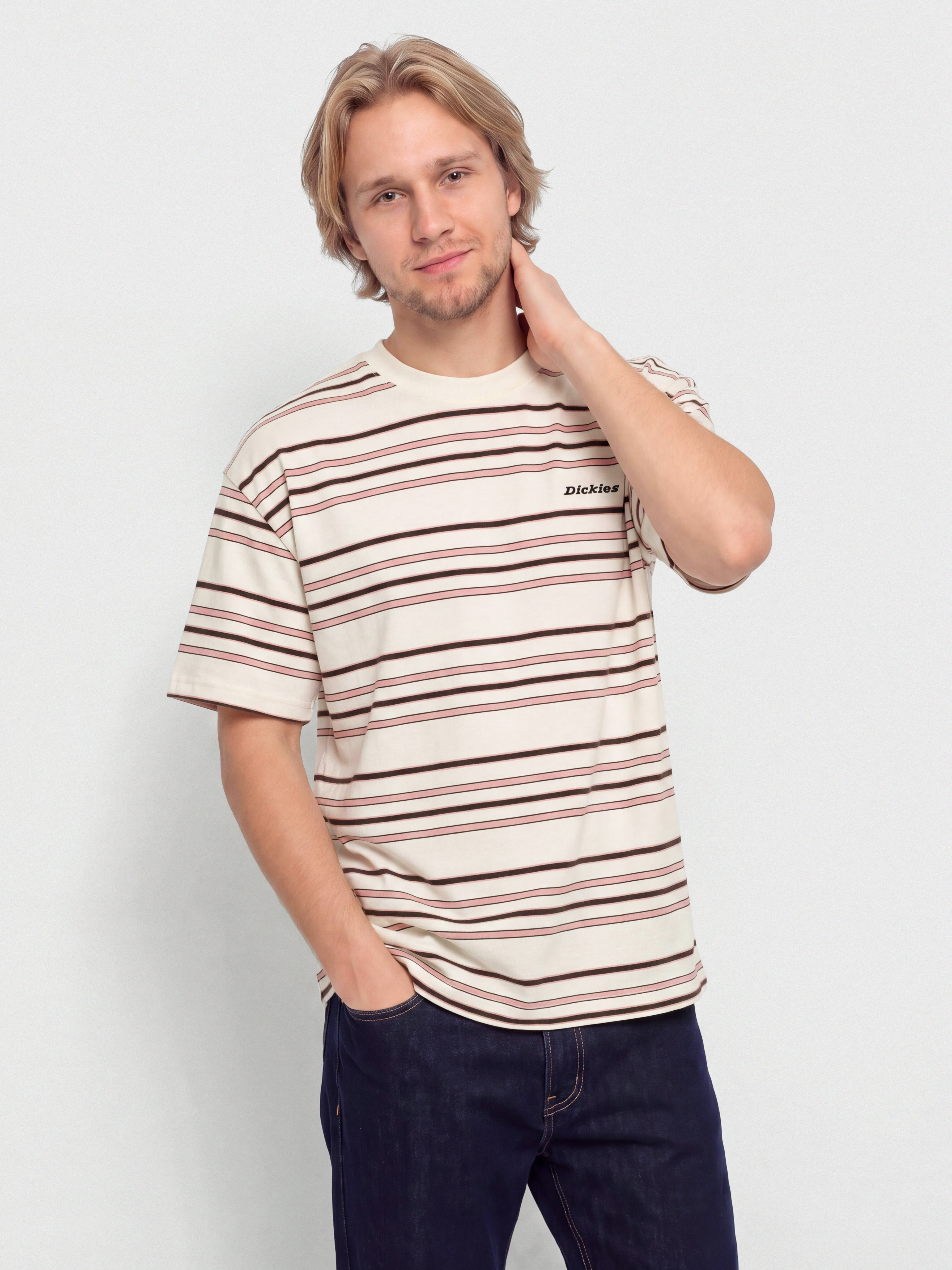 Футболка Dickies East Liberty Stripe (egret)