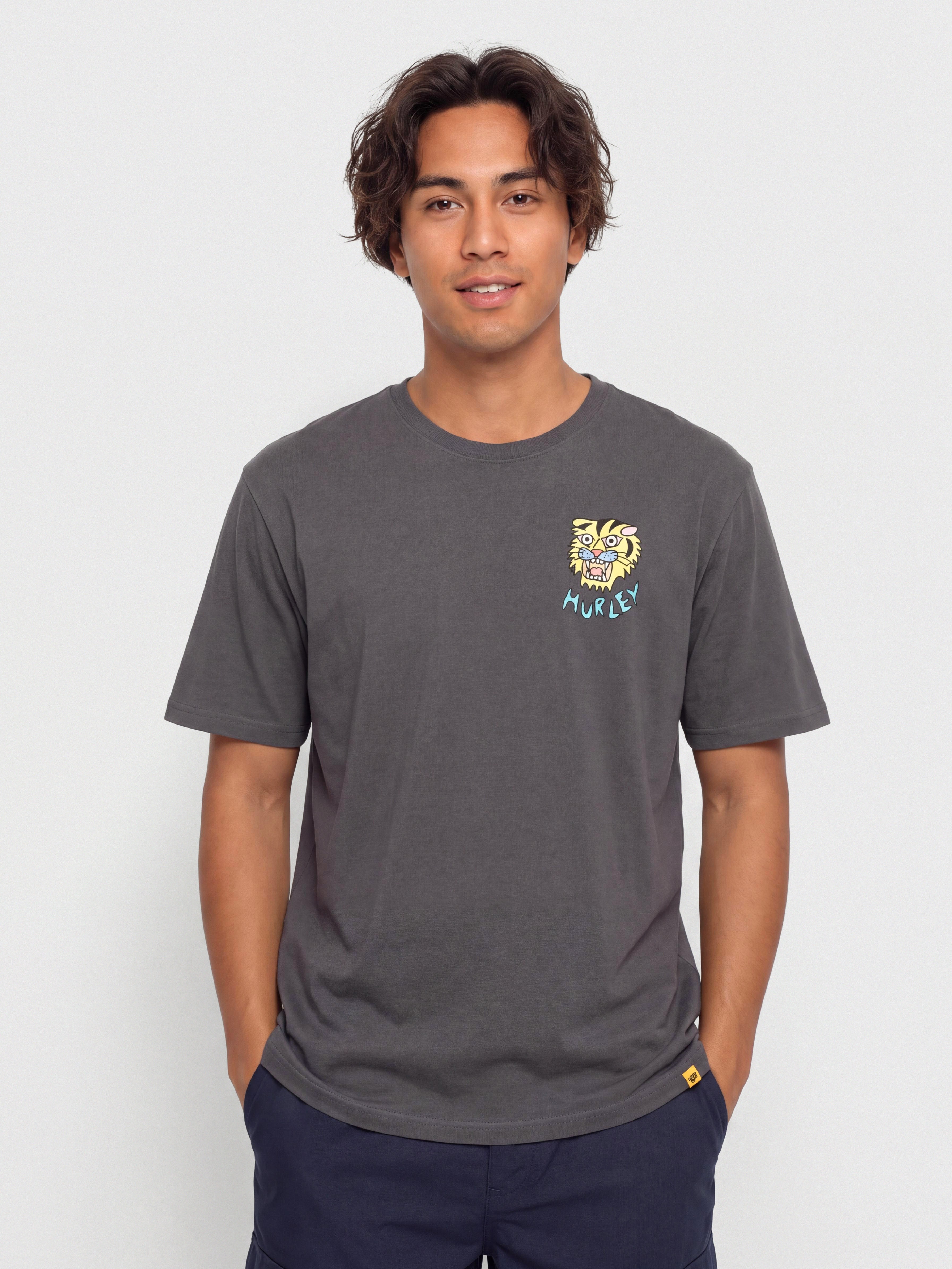 Футболка Hurley Etam Tiger (dark stone grey)