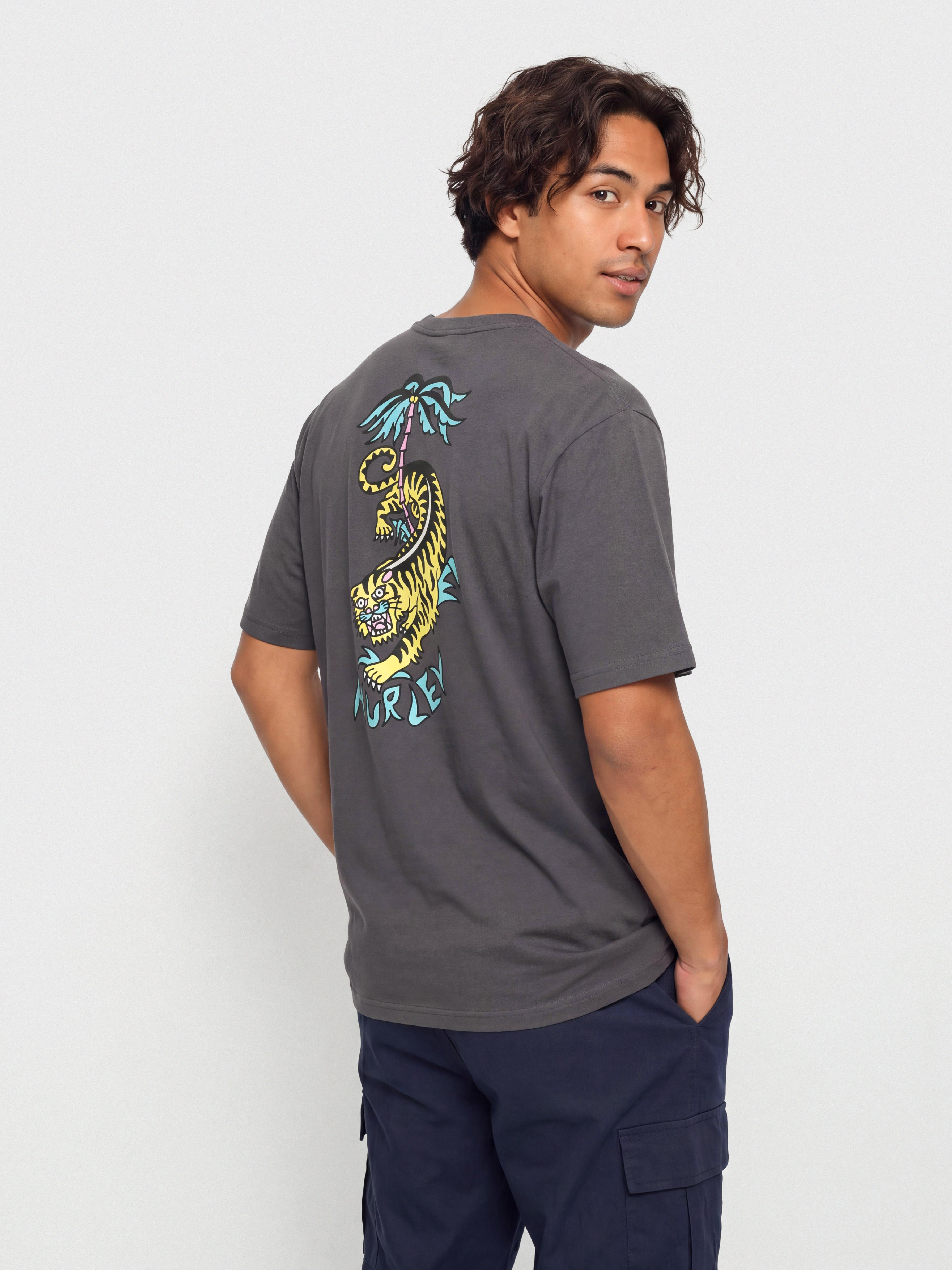 Футболка Hurley Etam Tiger (dark stone grey)