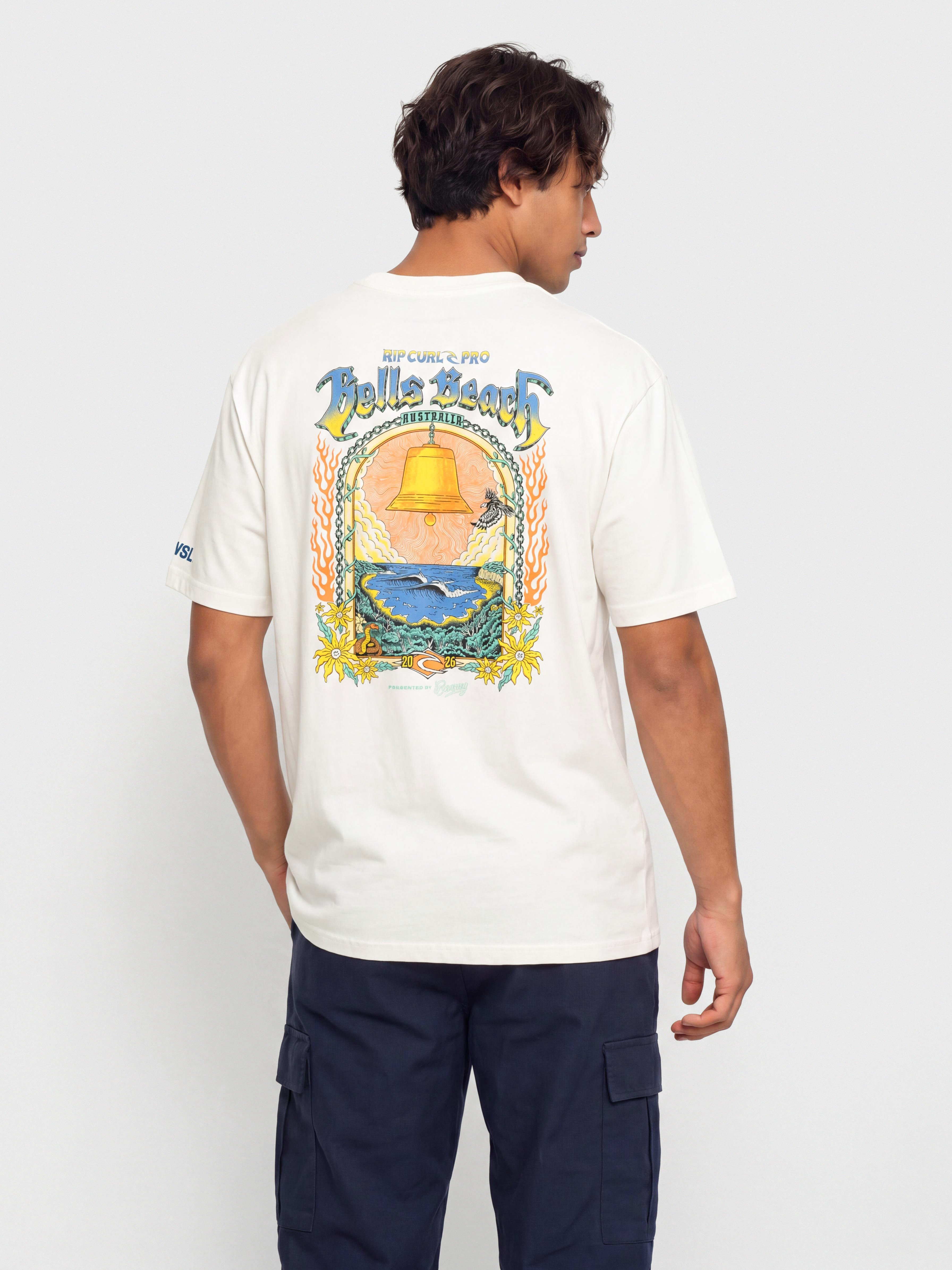 Футболка Rip Curl Bells Pro 26 Event (bone)