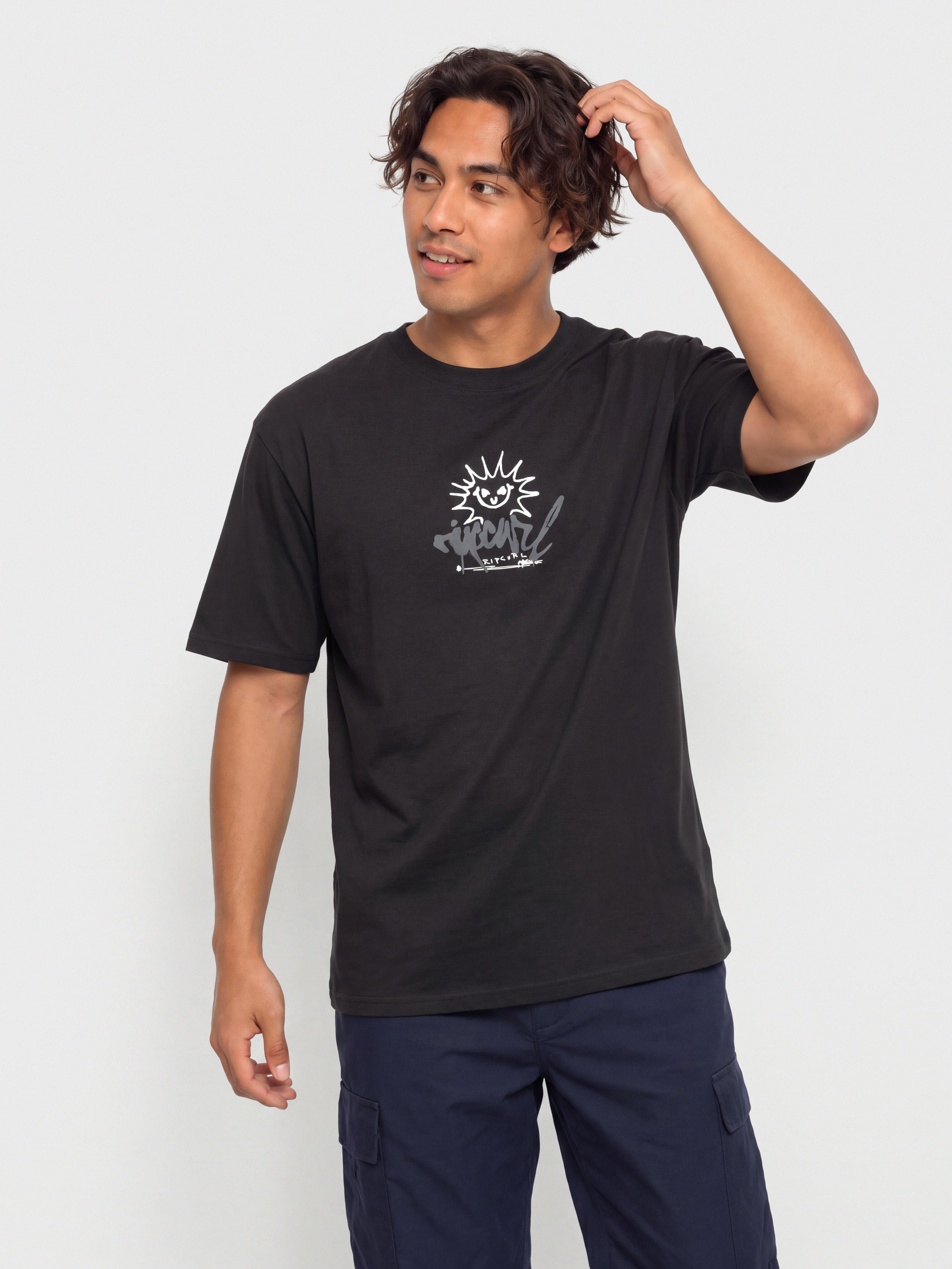 Футболка Rip Curl Inner Visions Rotten Sun (washed black)