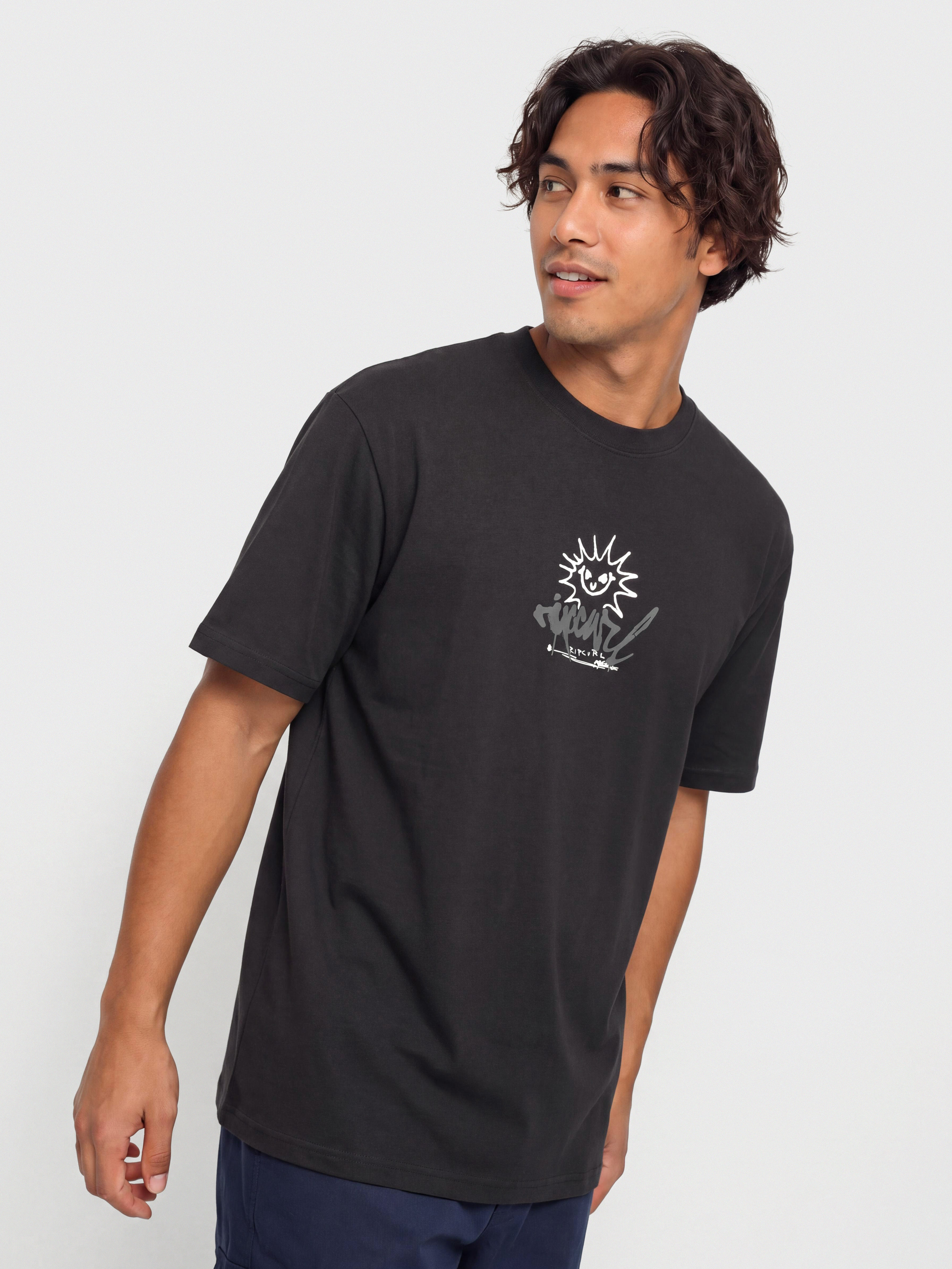 Футболка Rip Curl Inner Visions Rotten Sun (washed black)