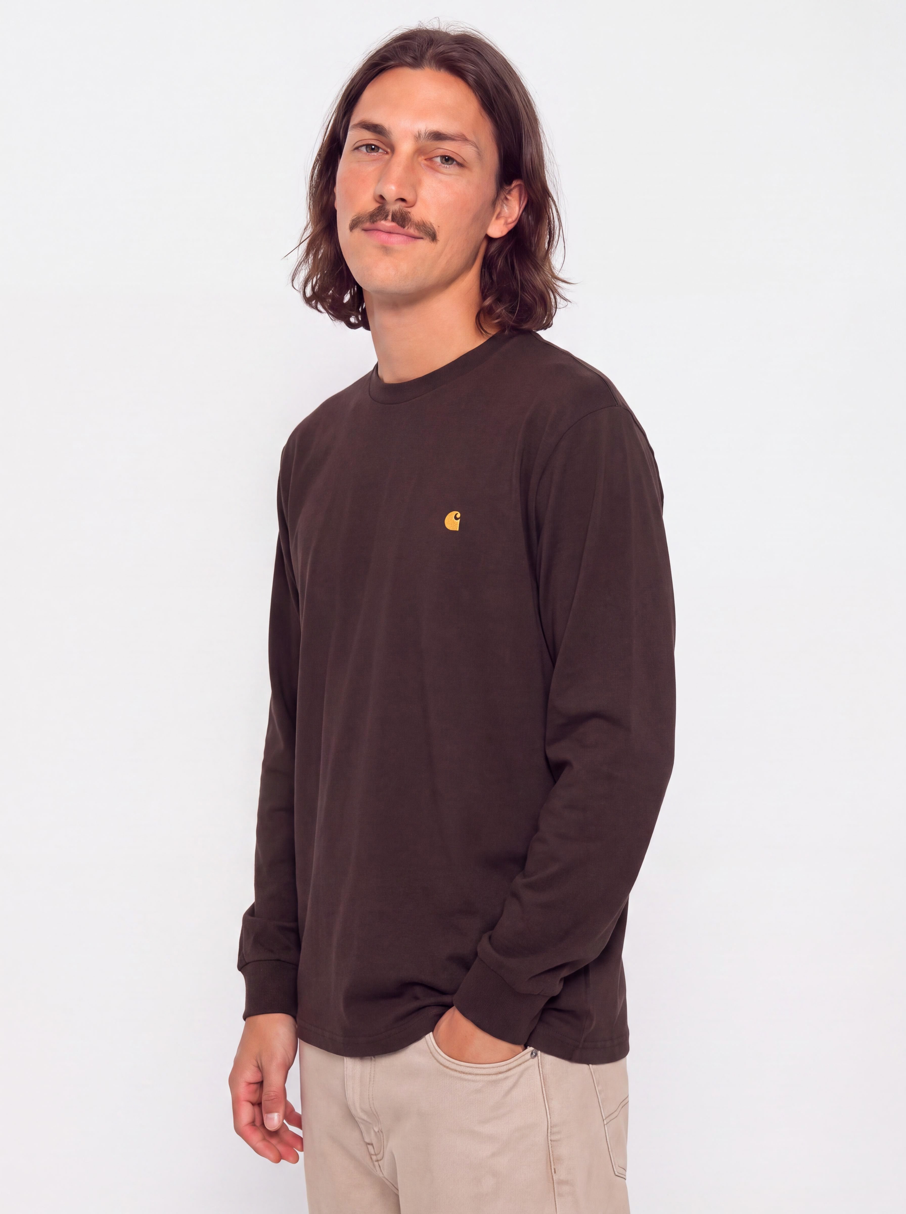 u041bu043eu043du0433u0441u043bu0456u0432 Carhartt WIP Chase (palisander/gold)