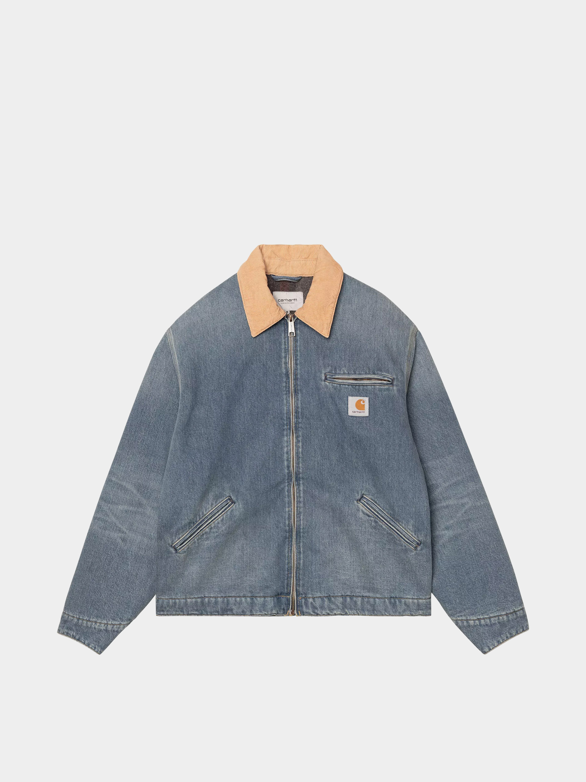 Куртка Carhartt WIP OG Detroit (blue/dusty h brown/old used wash)