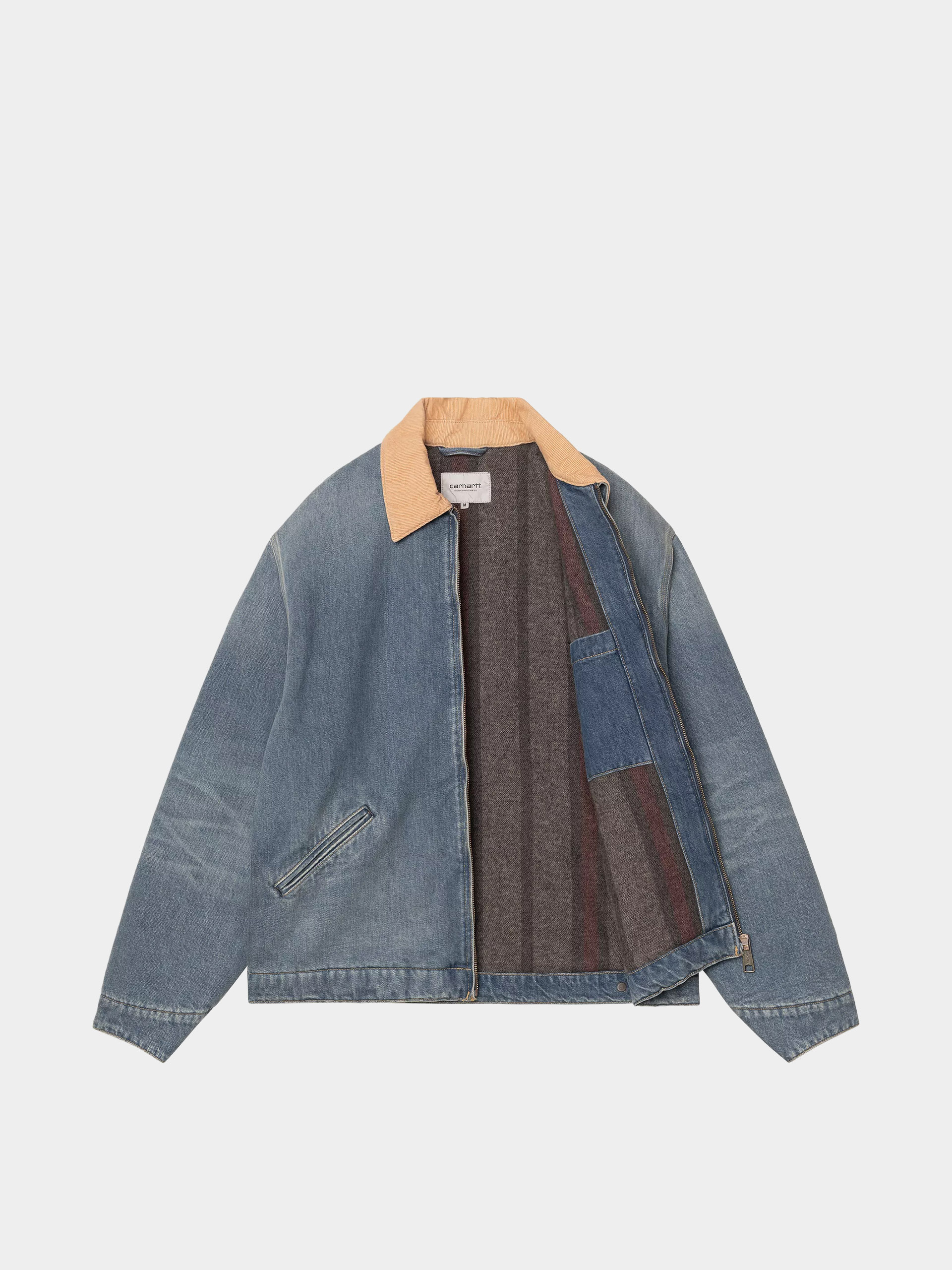 Куртка Carhartt WIP OG Detroit (blue/dusty h brown/old used wash)