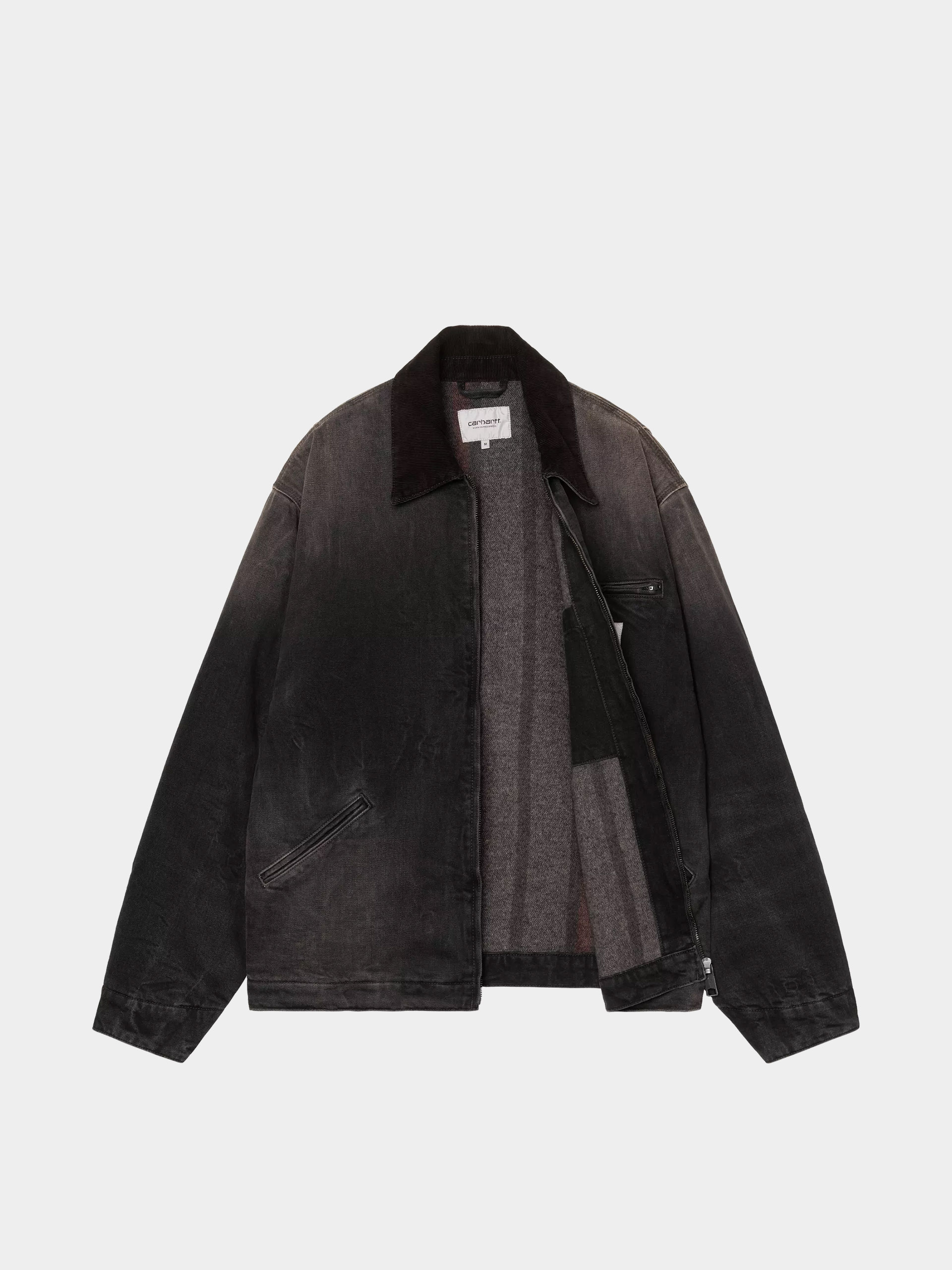 Куртка Carhartt WIP OG Detroit (black/black/tobacco used wash)