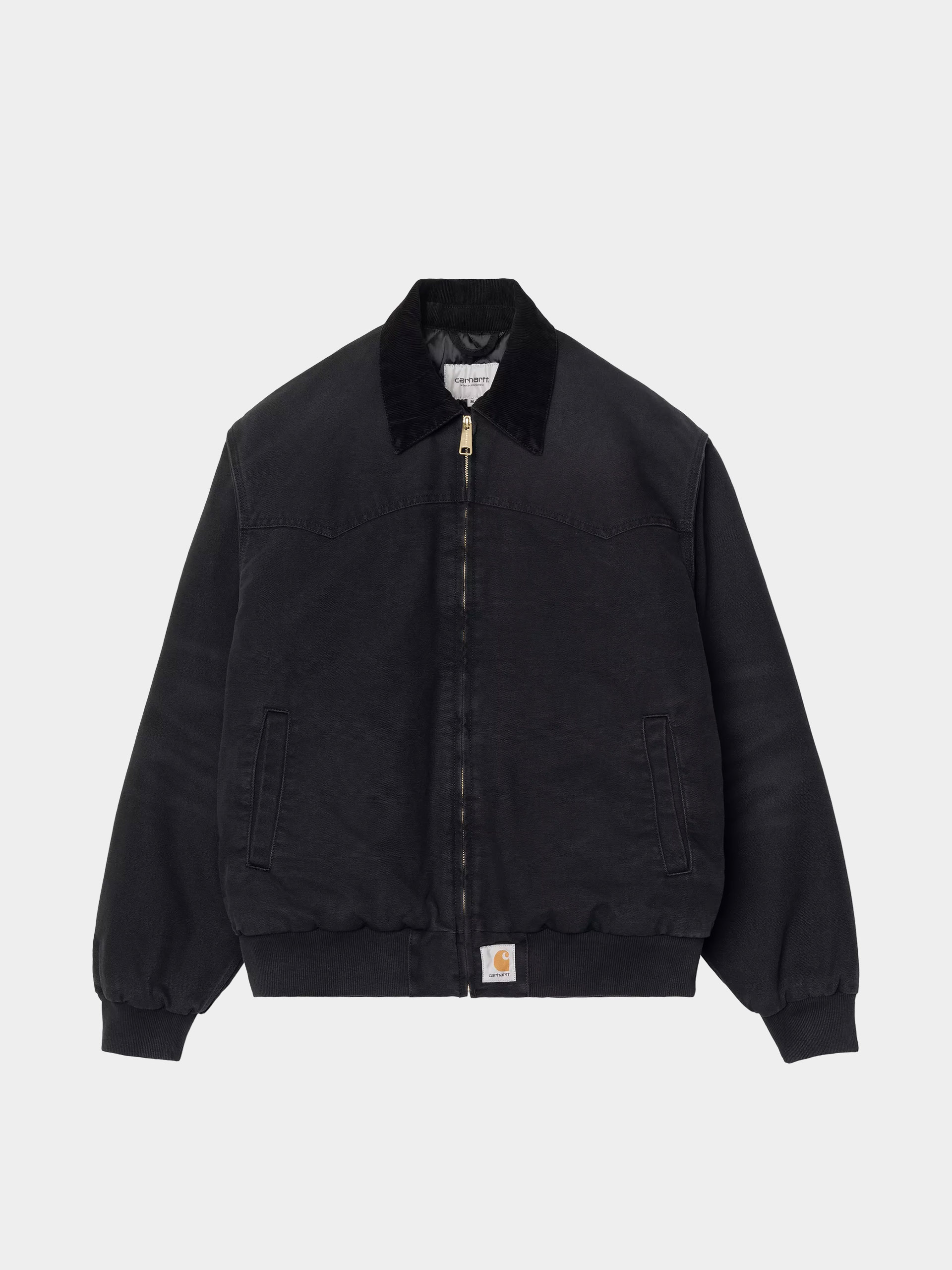 Куртка Carhartt WIP OG Santa Fe (black/black/stone canvas)