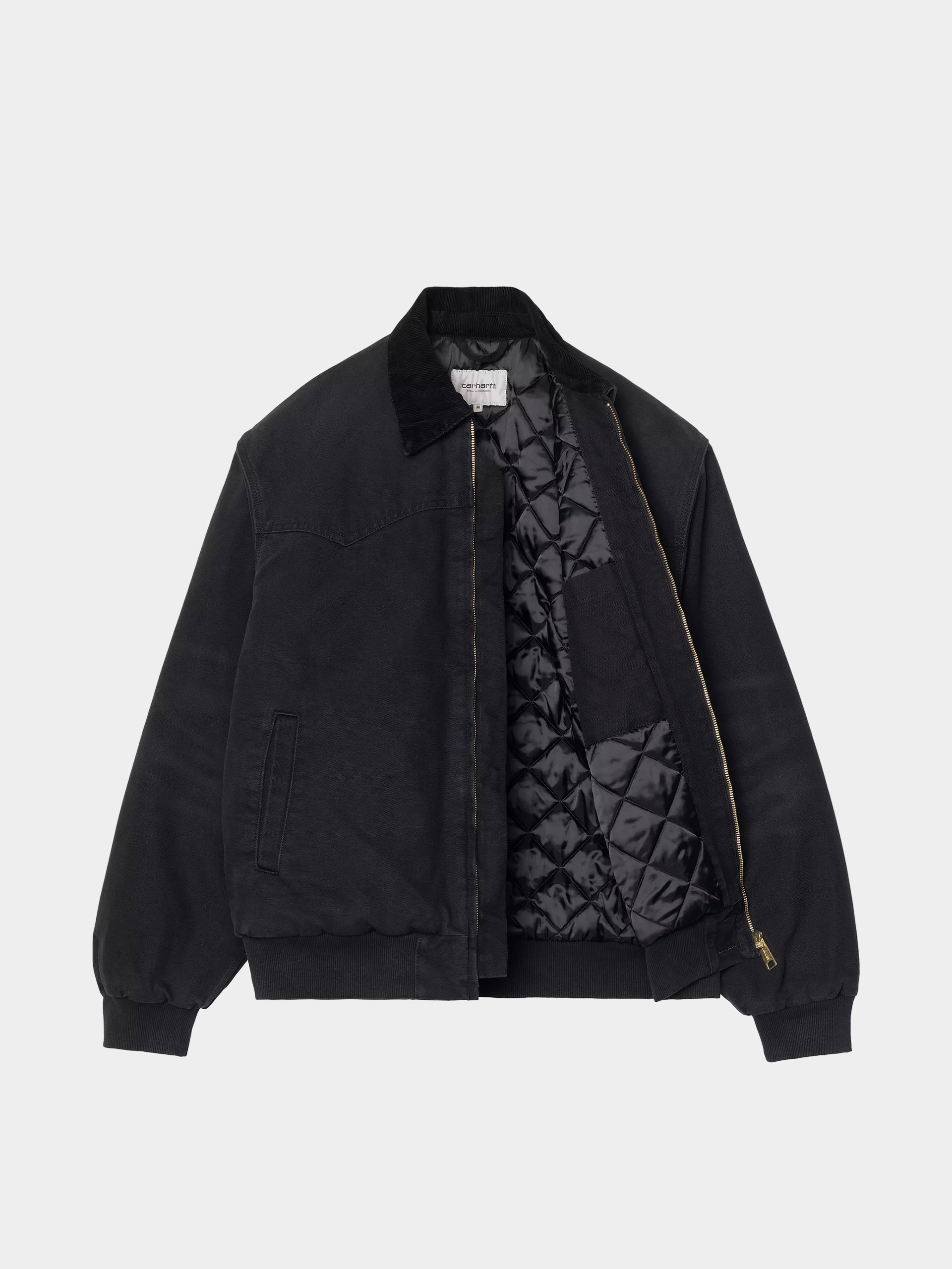 Куртка Carhartt WIP OG Santa Fe (black/black/stone canvas)