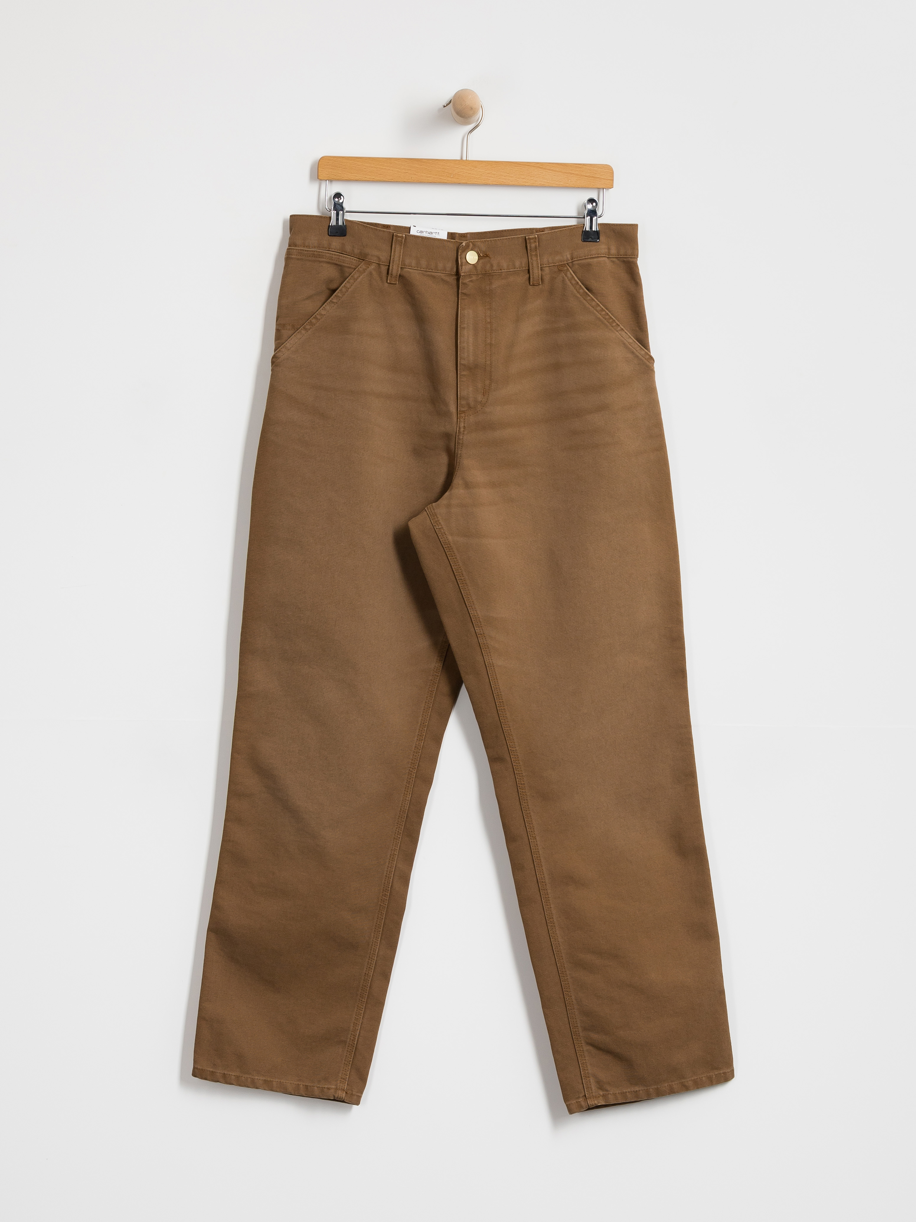 u0428u0442u0430u043du0438 Carhartt WIP Single Knee (wip h brown/stone canvas)