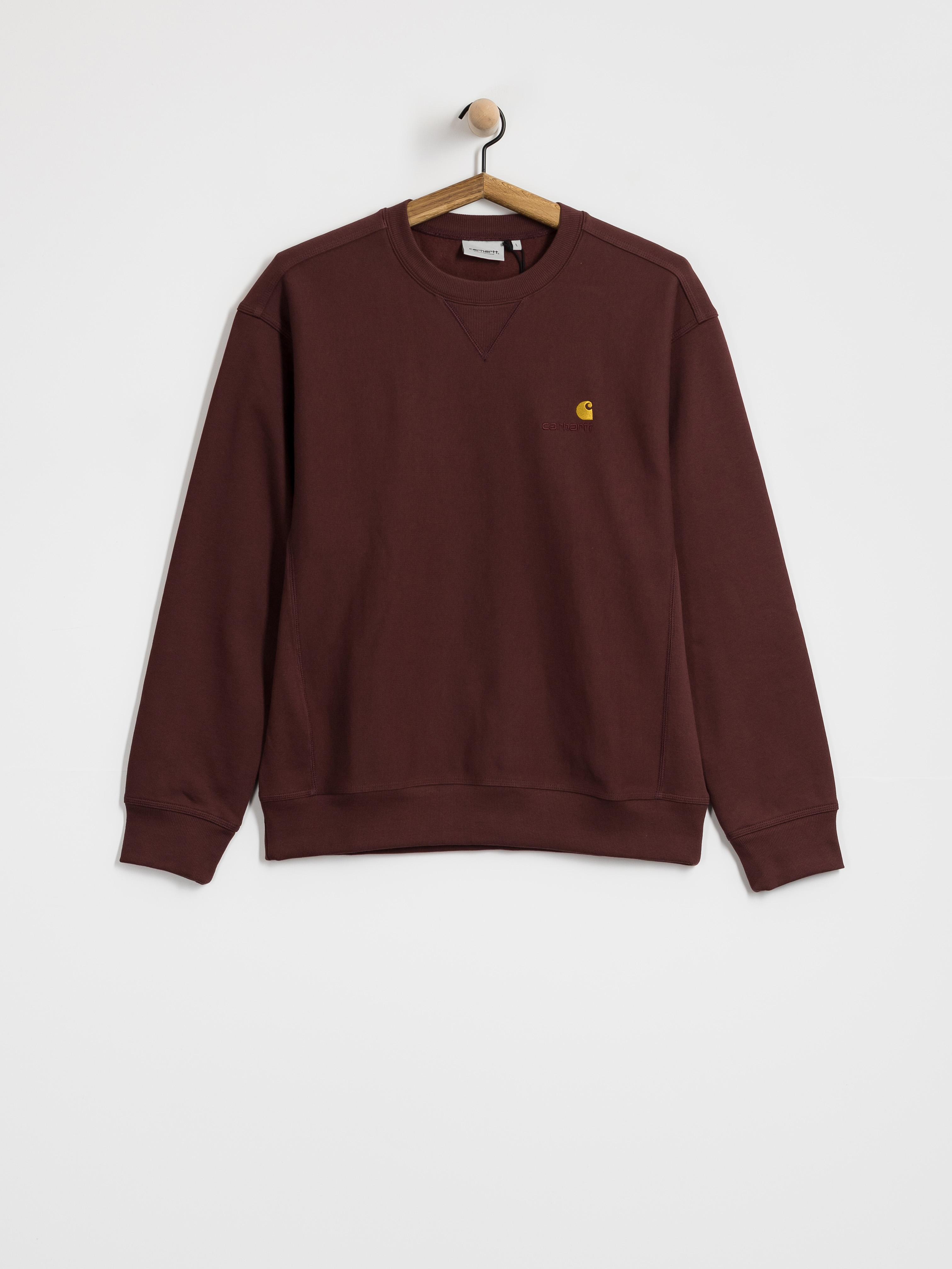 Світшот Carhartt WIP American Script (amarone)