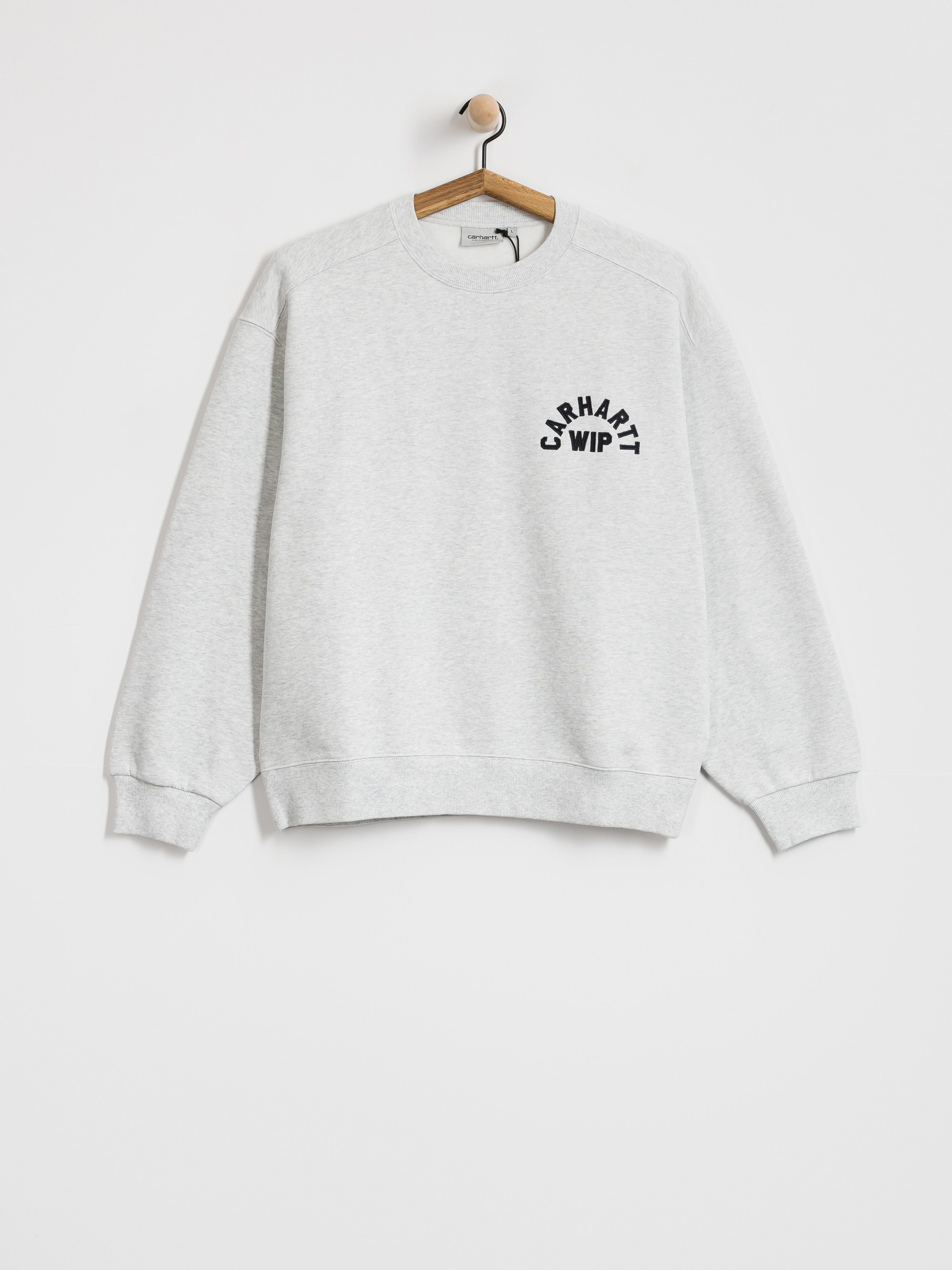 Світшот Carhartt WIP Arch Script (ash heather/dark navy/stone washed)