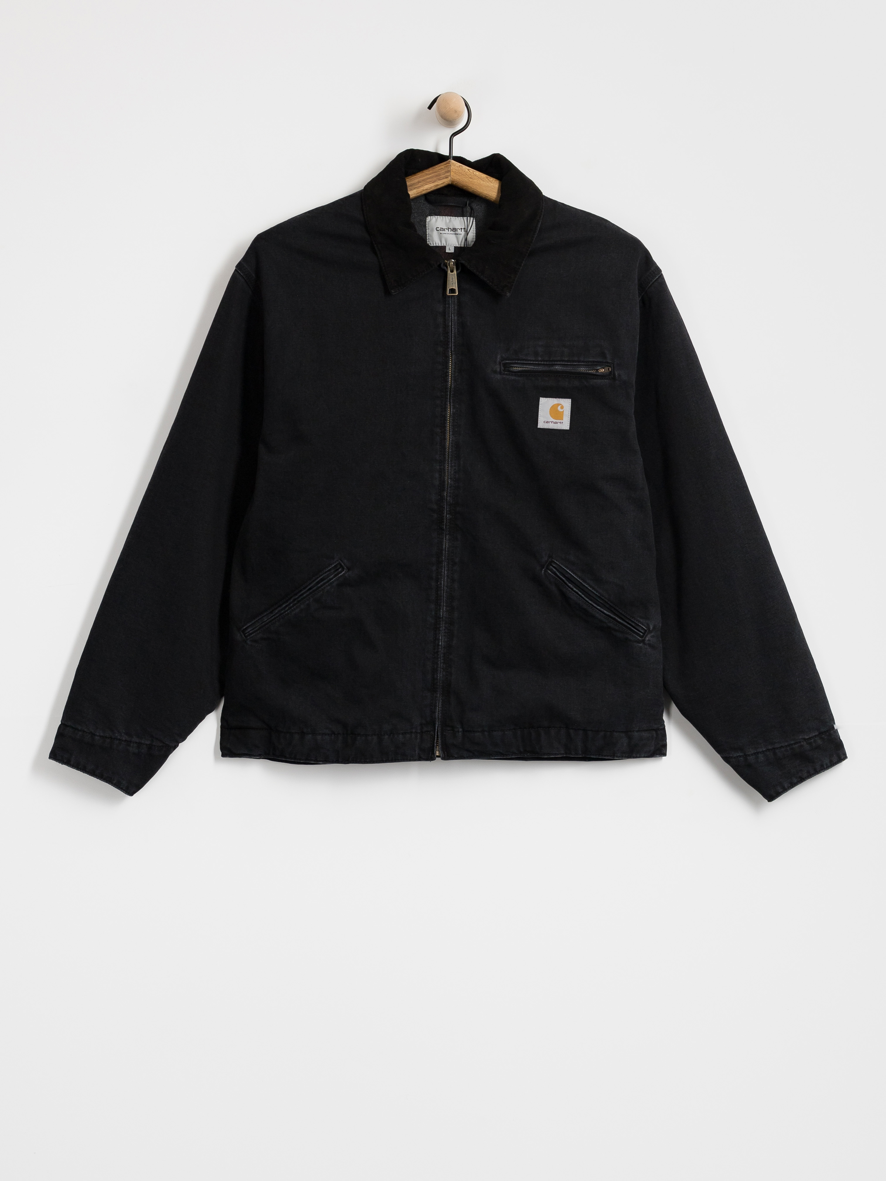 Куртка Carhartt WIP OG Detroit (black/black/stone washed)