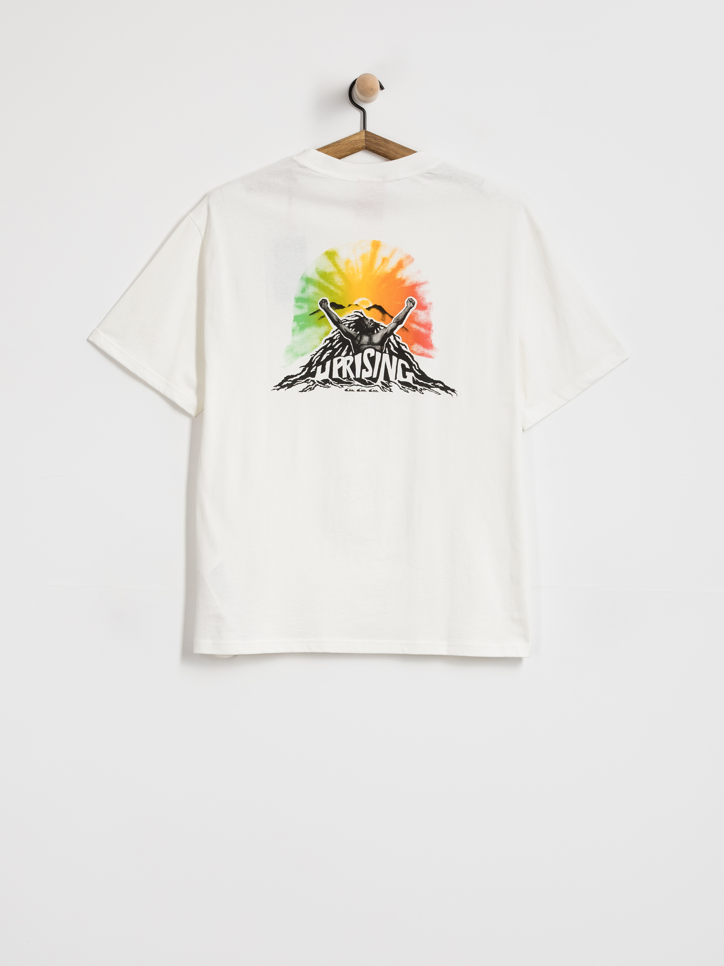 Футболка Quiksilver X Bob Uprising (snow white)