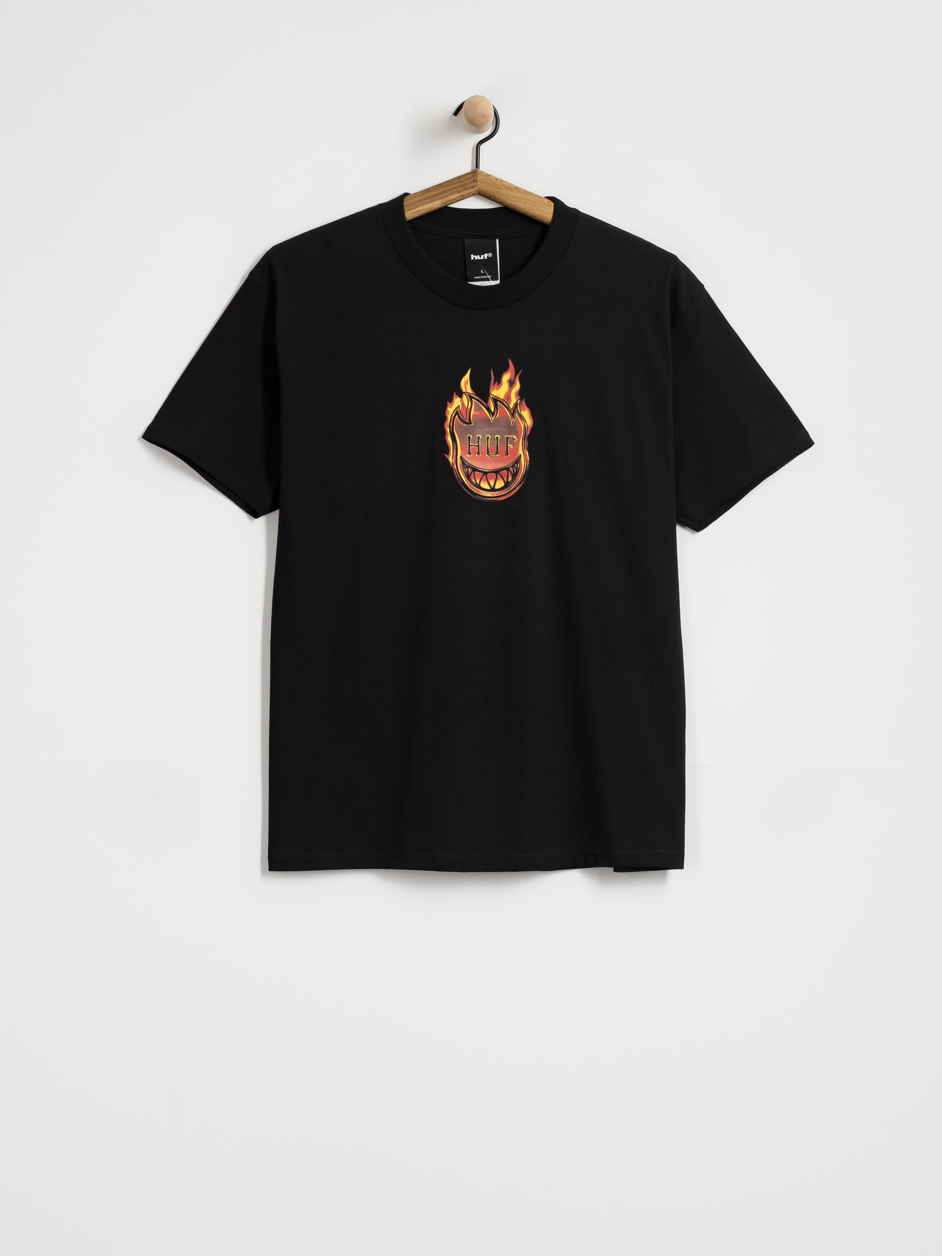 Футболка HUF X Spitfire Flame Galaxies (black)